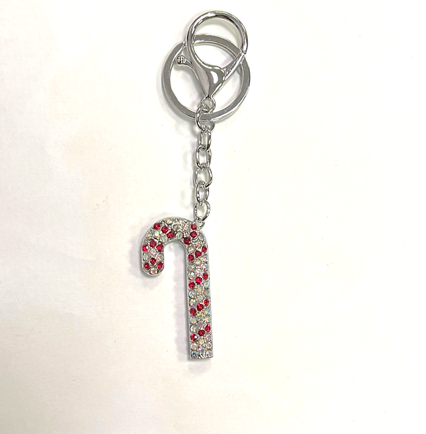 Candy Cane Keyring