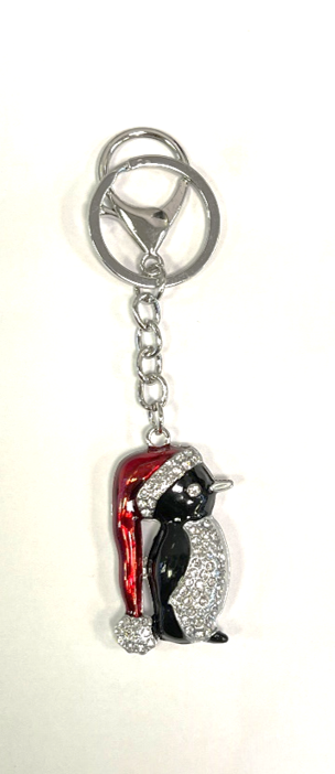 Christmas Penguin Keyring