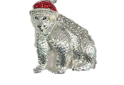 Christmas Polar Bear Magnet