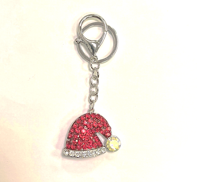 Christmas Santa Hat Keyring