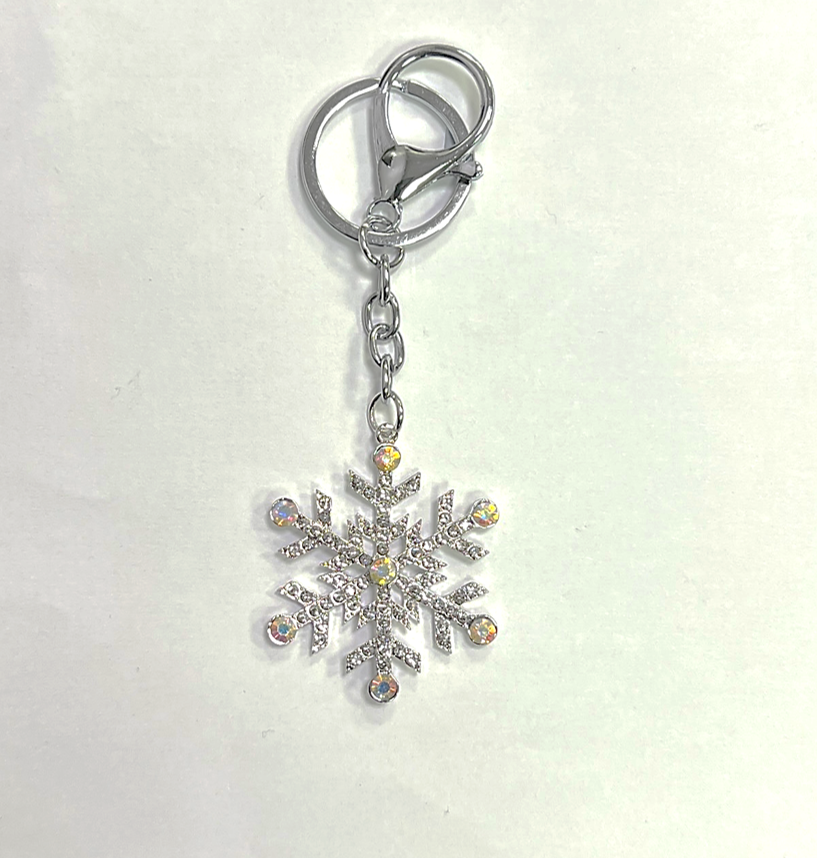 Snowflake Keyring