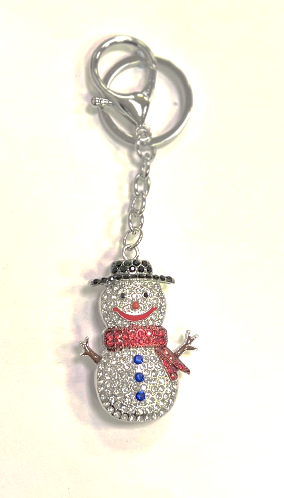 Snowman Keyring