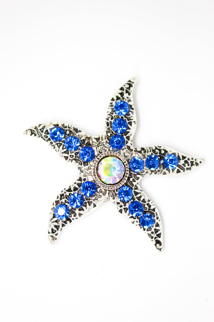 Starfish Magnet Blue