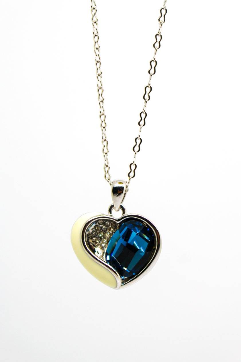 Swirl Heart Pendant - Jungle Jewels