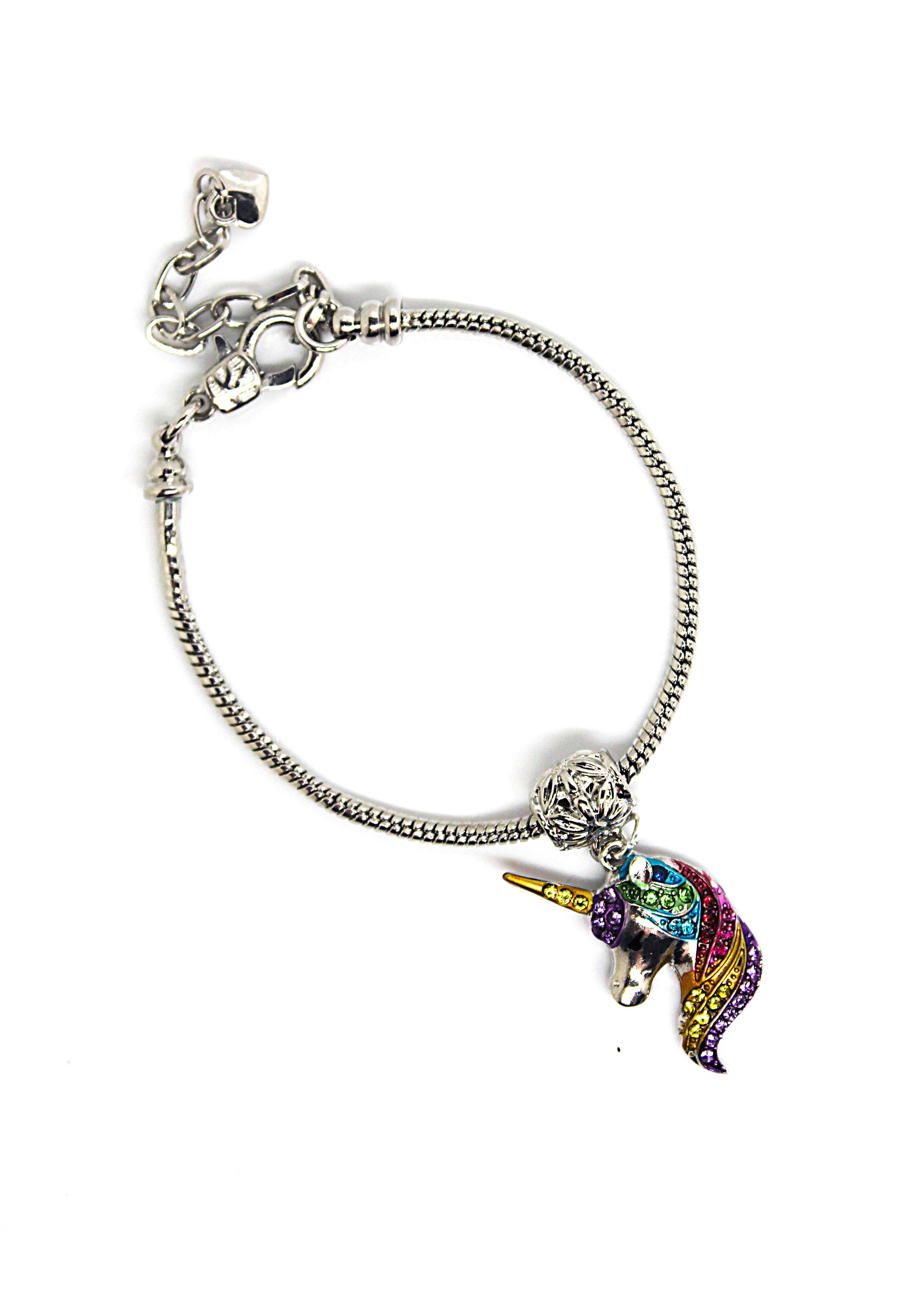 Unicorn Head - Charm Bracelet - Jungle Jewels