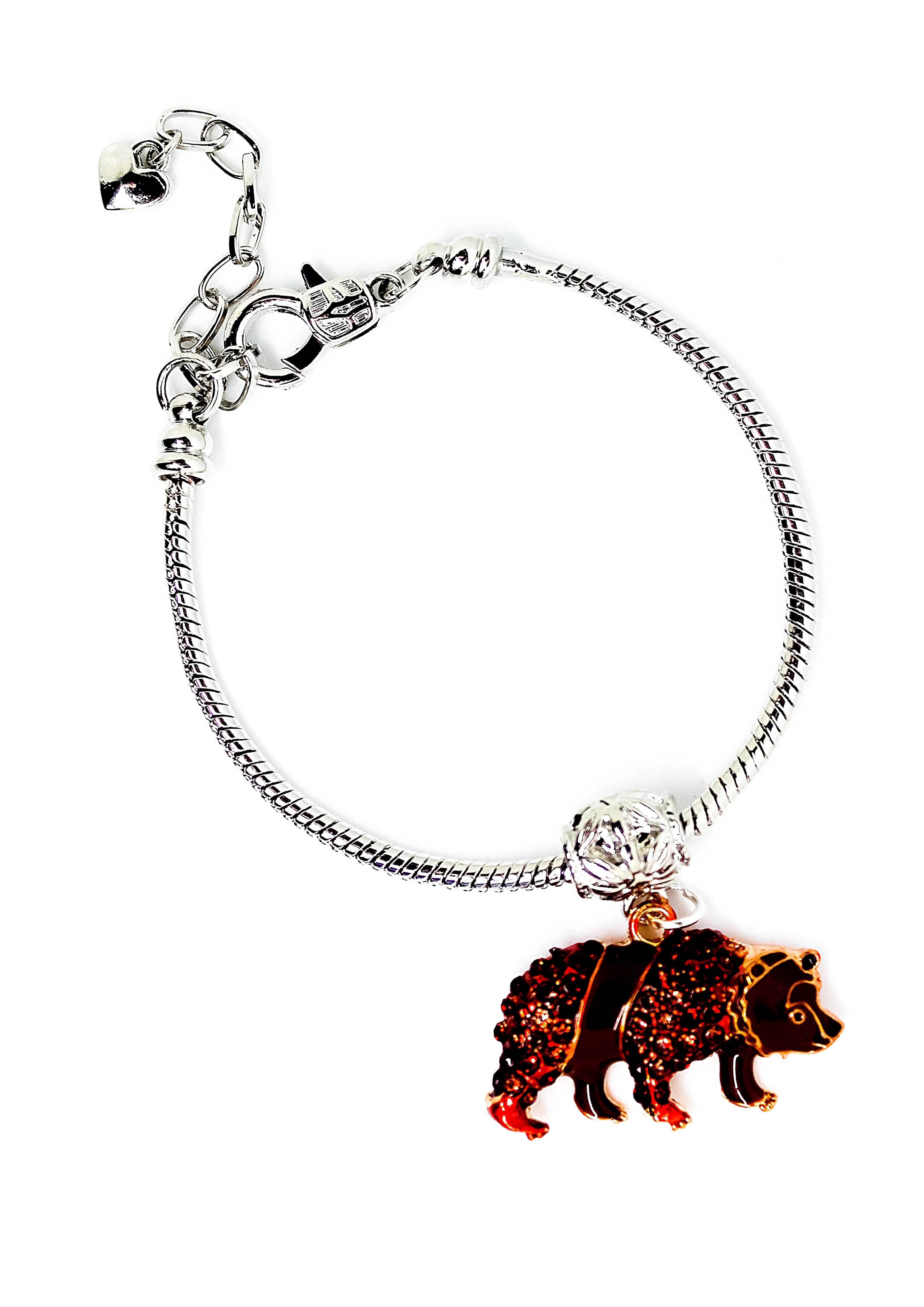 Bear Walking - Charm Bracelet - Jungle Jewels