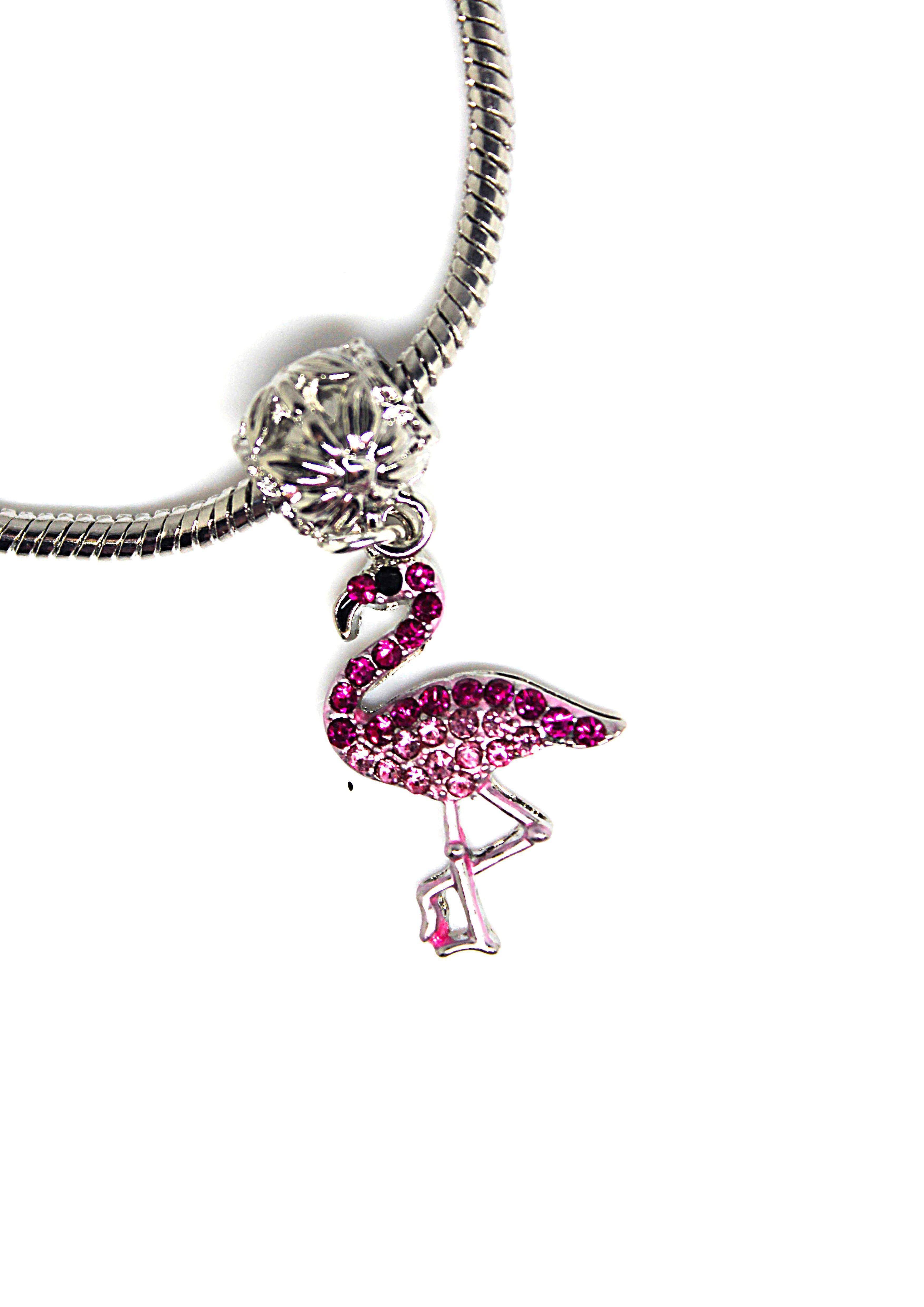 Flamingo Small - Charm Bracelet - Jungle Jewels