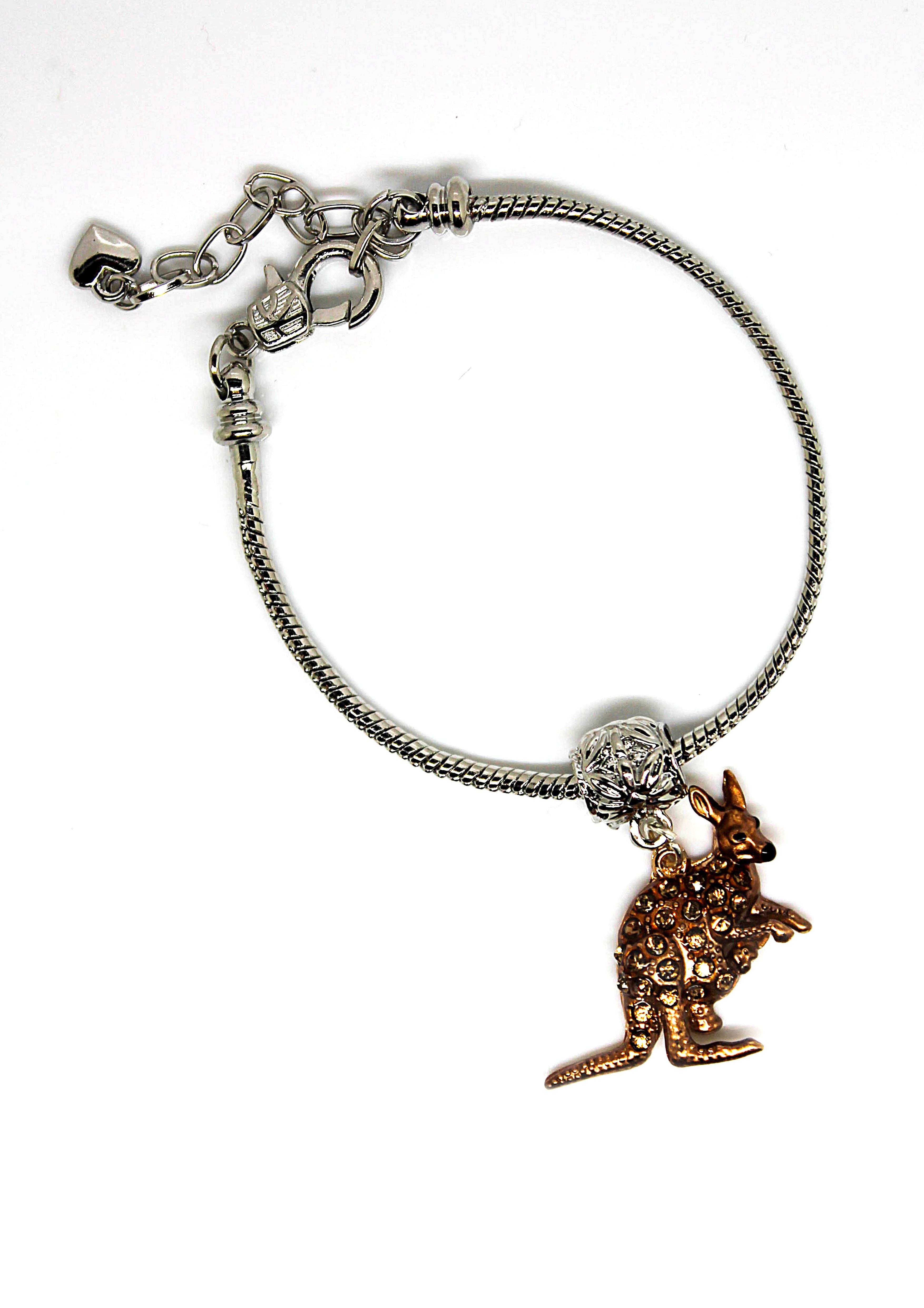 Kangaroo - Charm Bracelet - Jungle Jewels