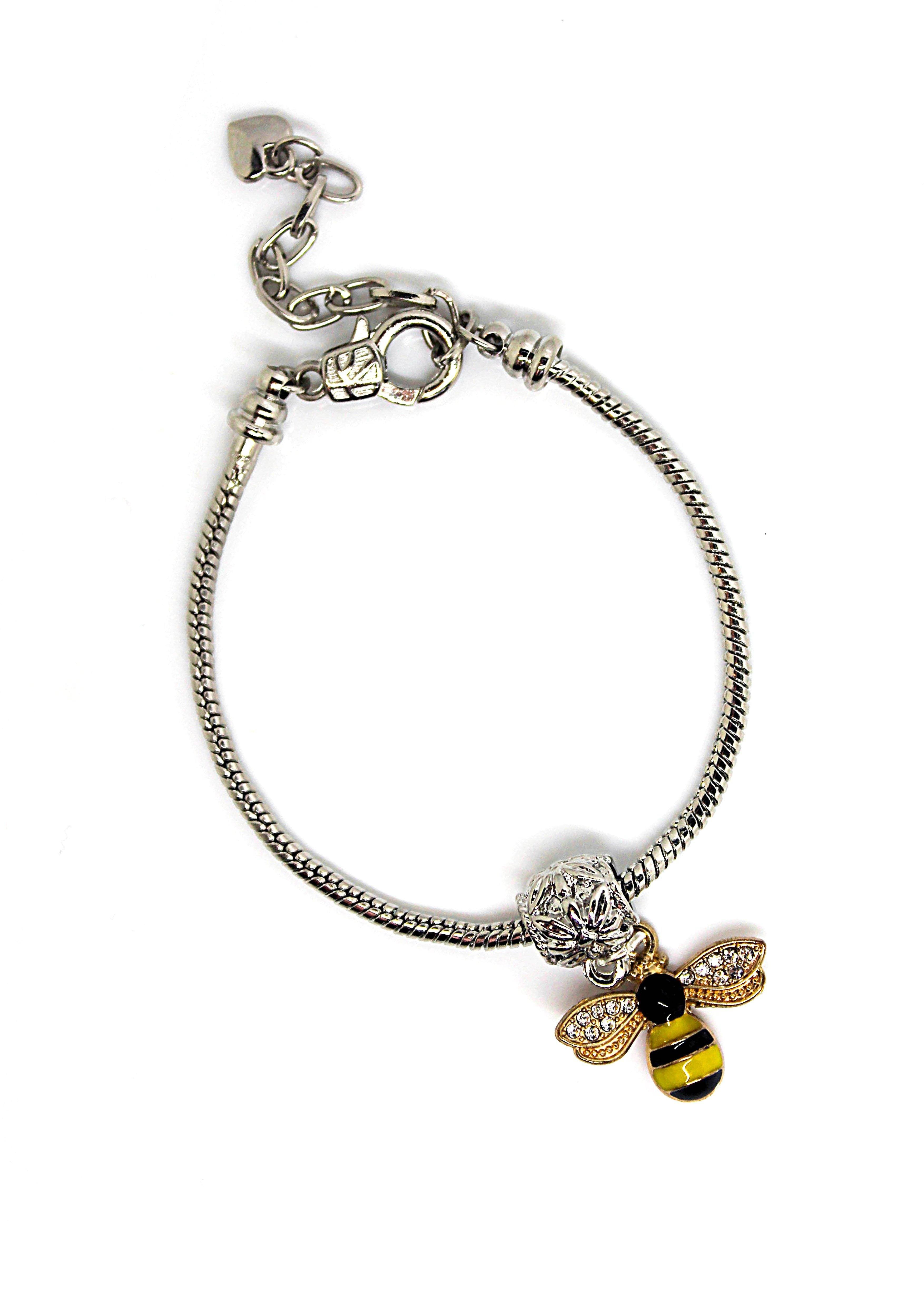 Bee - Charm Bracelet - Jungle Jewels