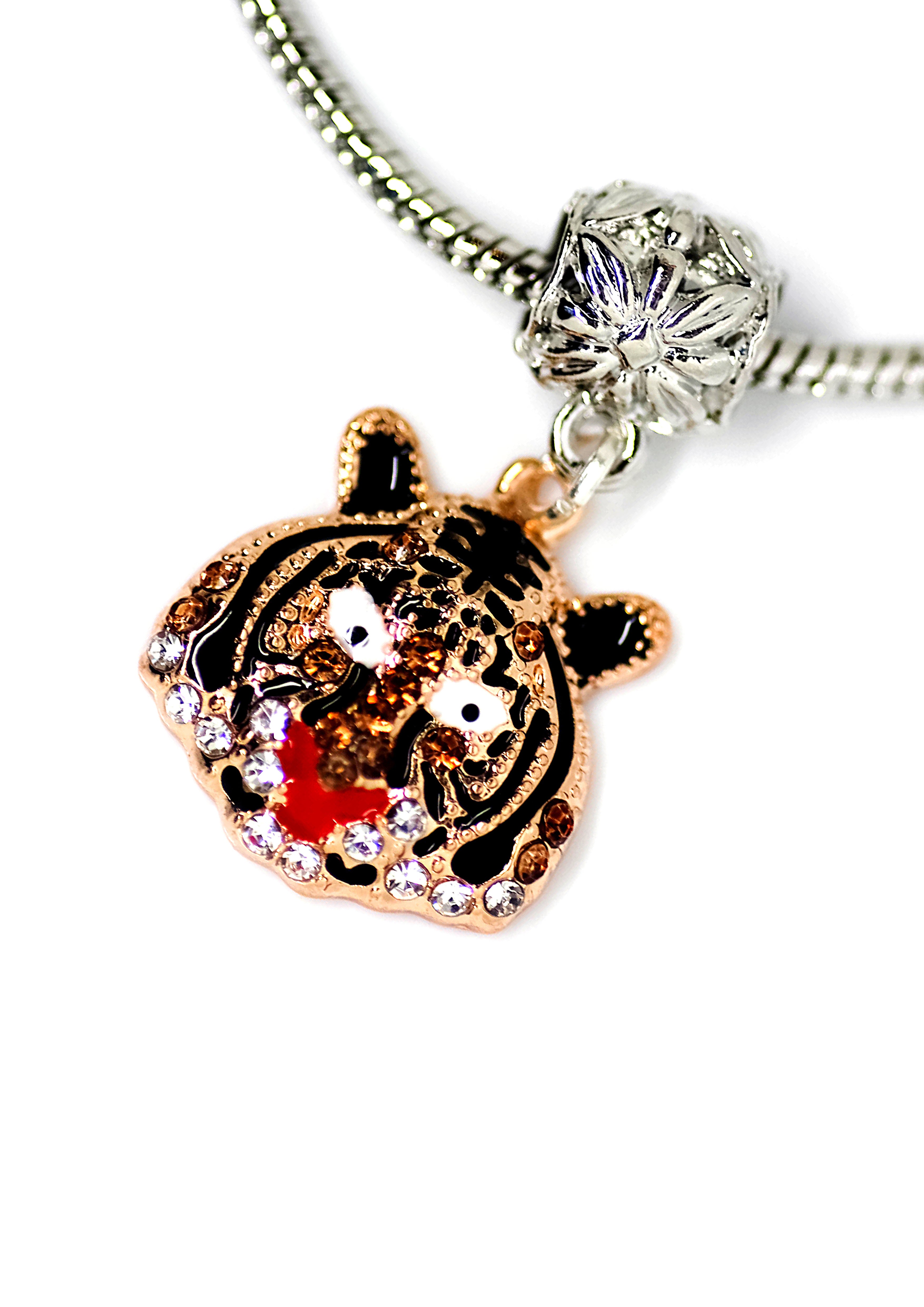 Tiger Face - Charm Bracelet