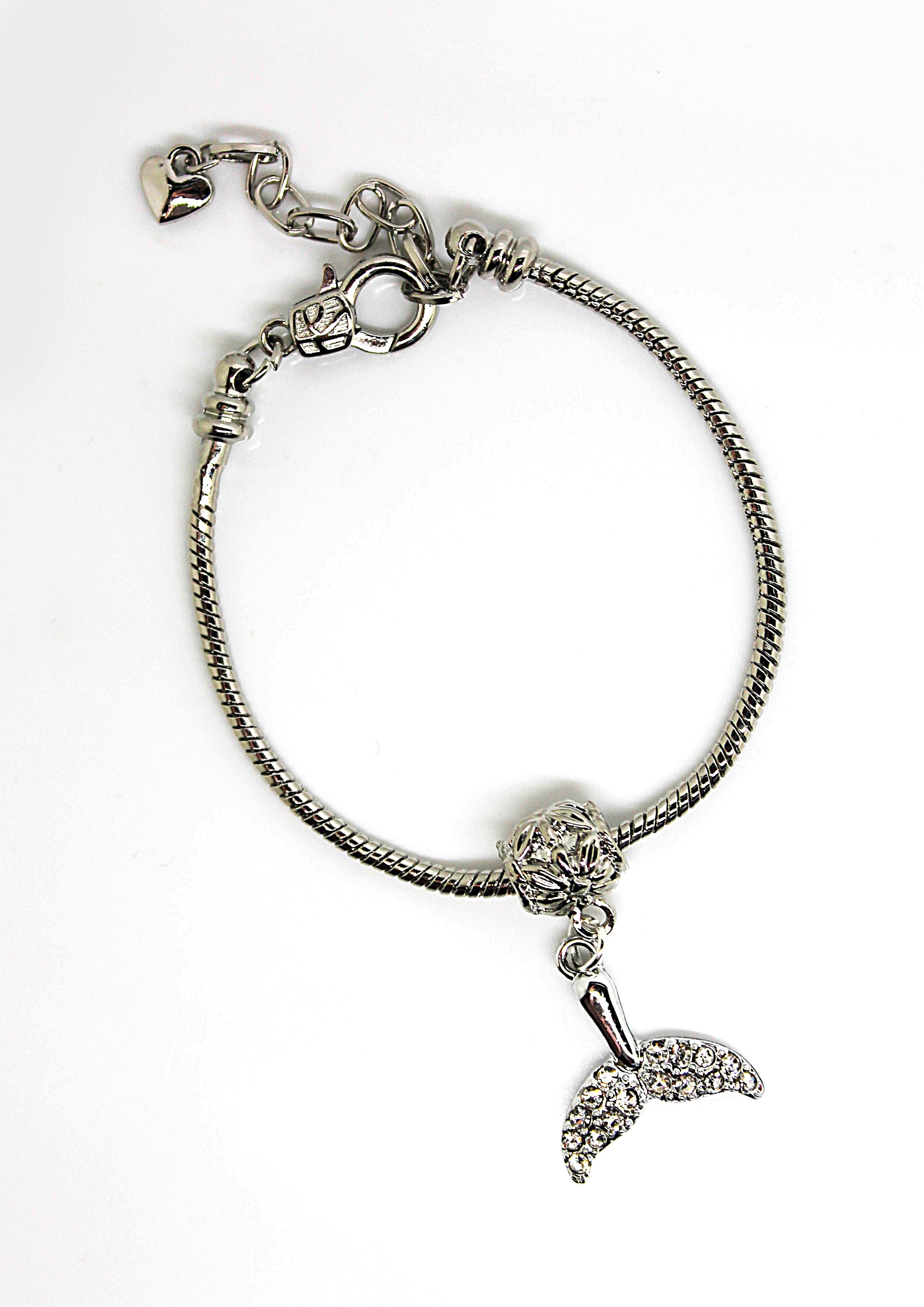 Whale Tail - Charm Bracelet - Jungle Jewels