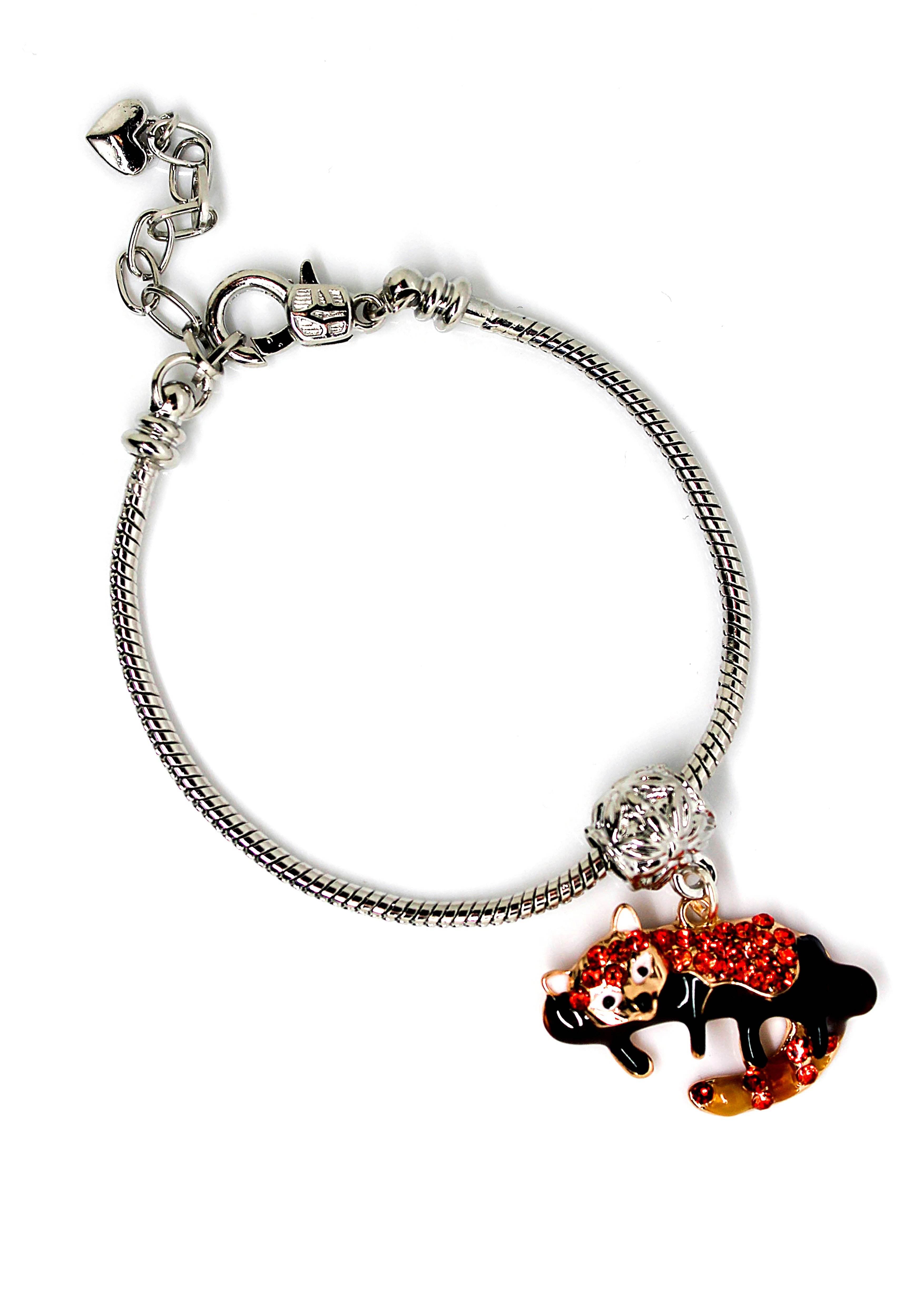 Red Panda - Charm Bracelet - Jungle Jewels