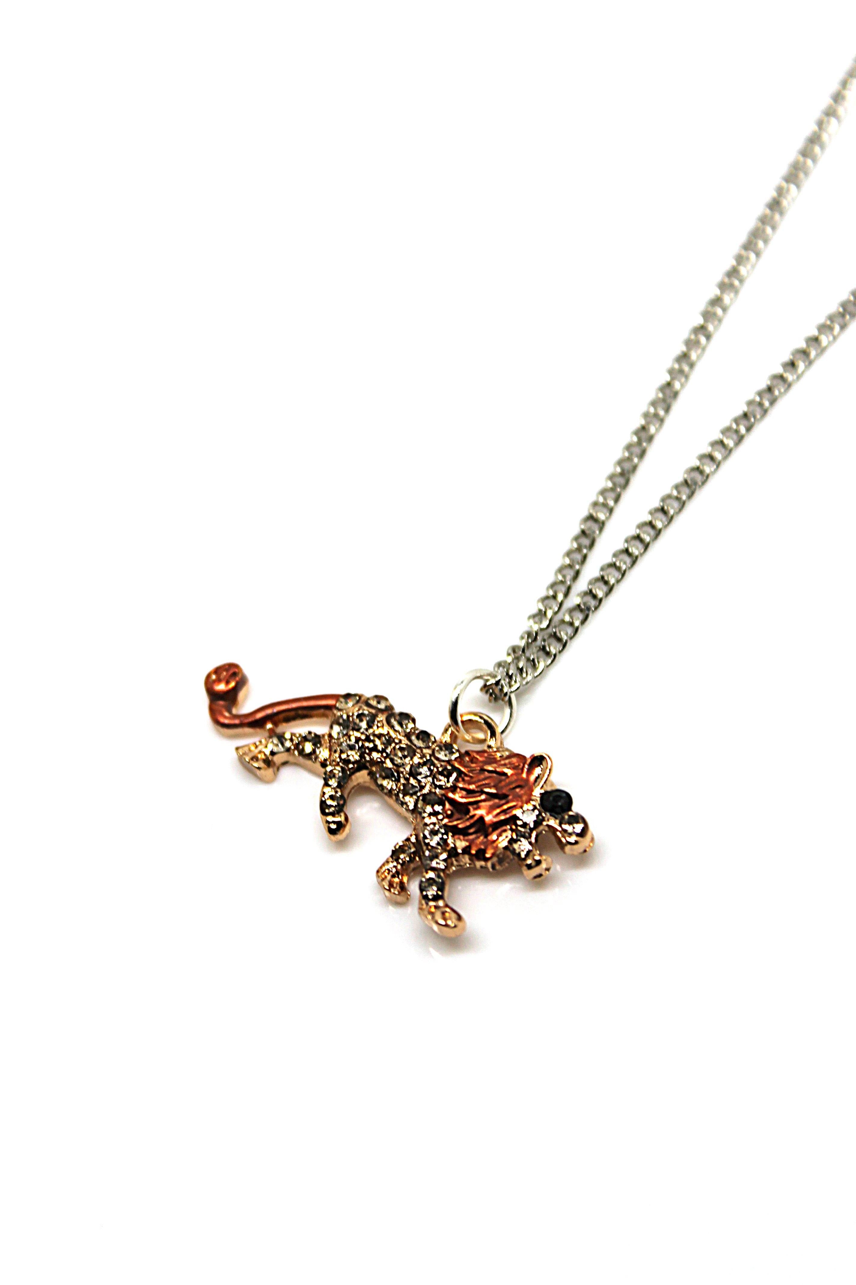 Lion Walking -  Necklace - Jungle Jewels