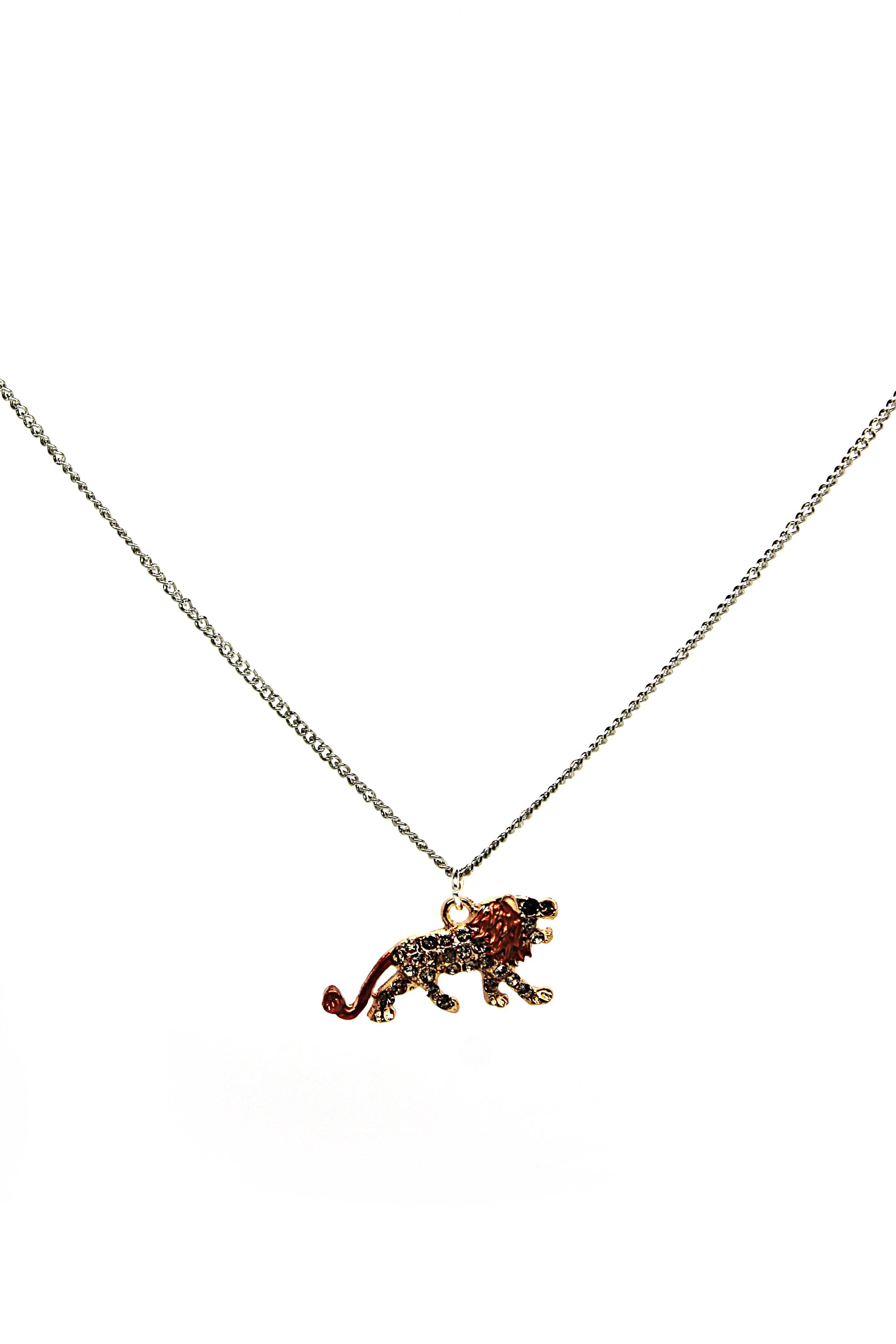 Lion Walking -  Necklace - Jungle Jewels