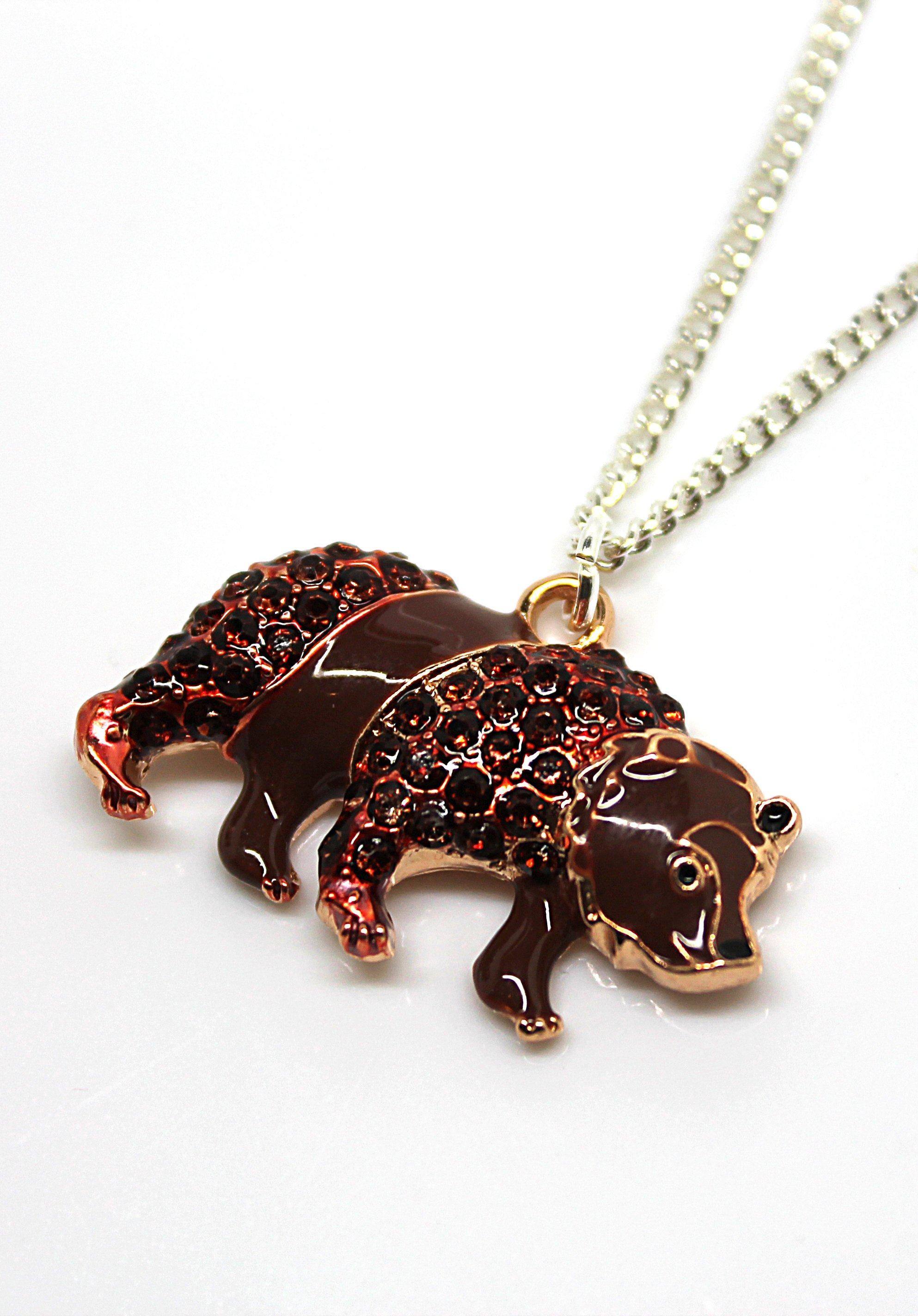 Bear Walking -  Necklace - Jungle Jewels