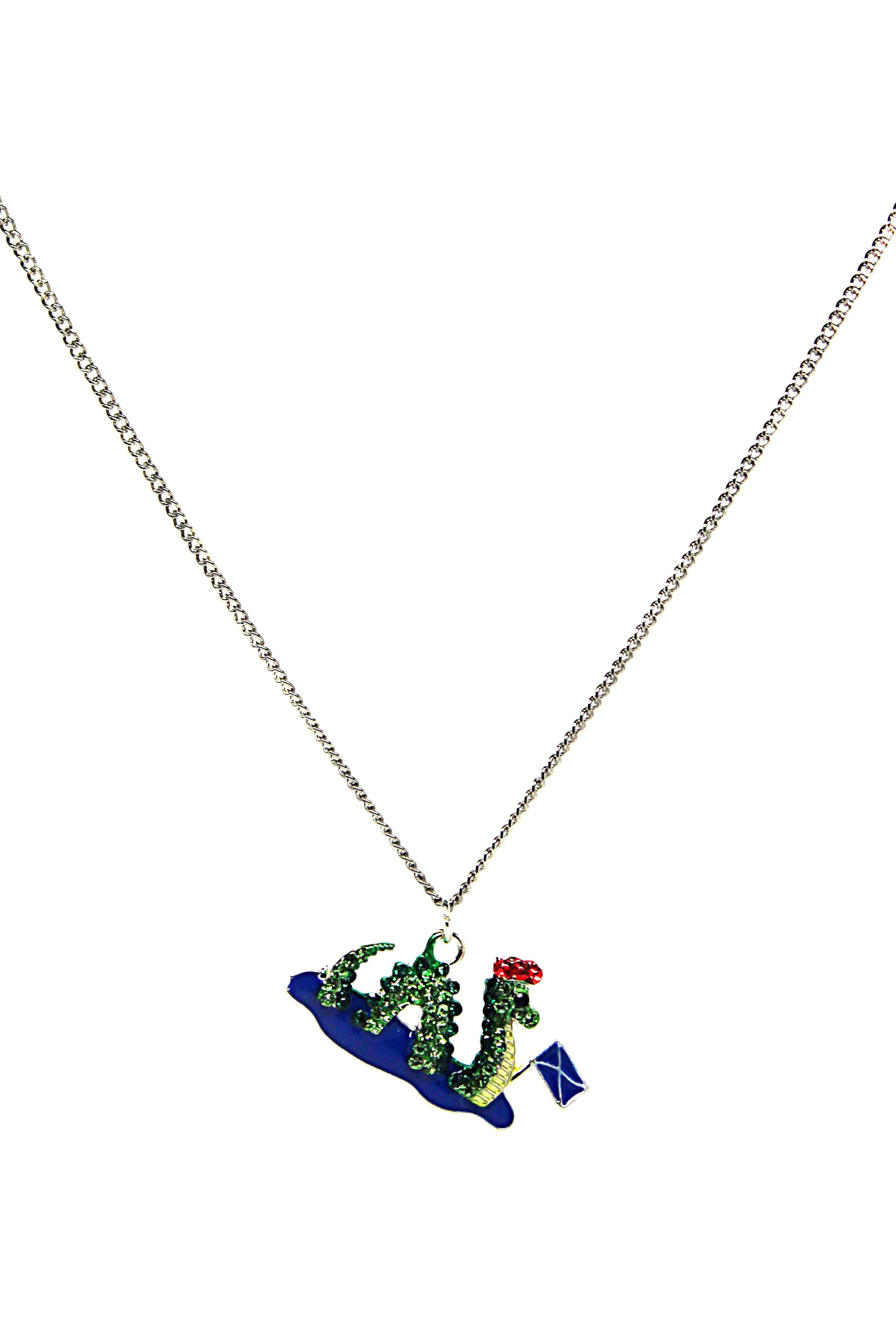 Nessie & Flag -  Necklace - Jungle Jewels