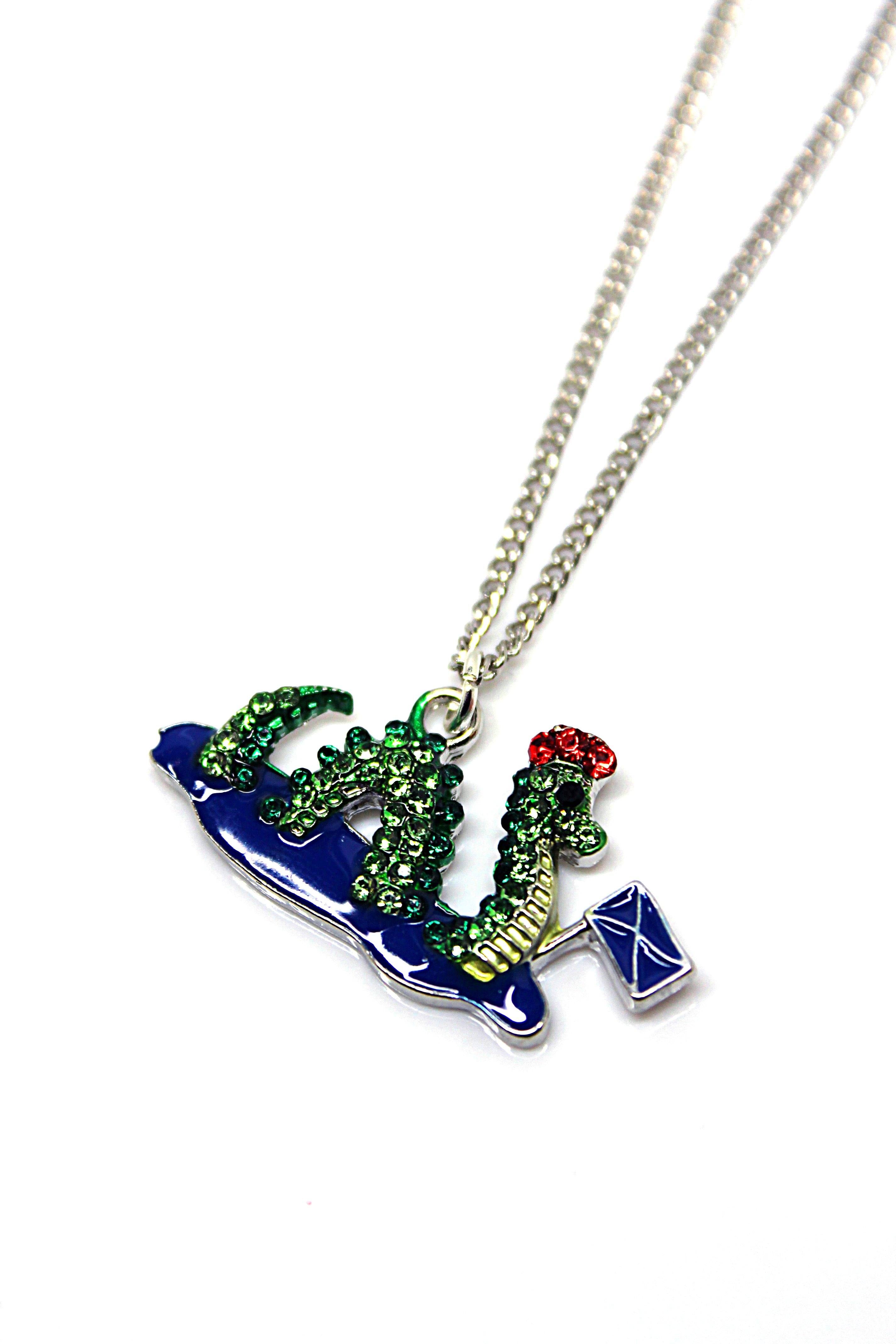 Nessie & Flag -  Necklace - Jungle Jewels