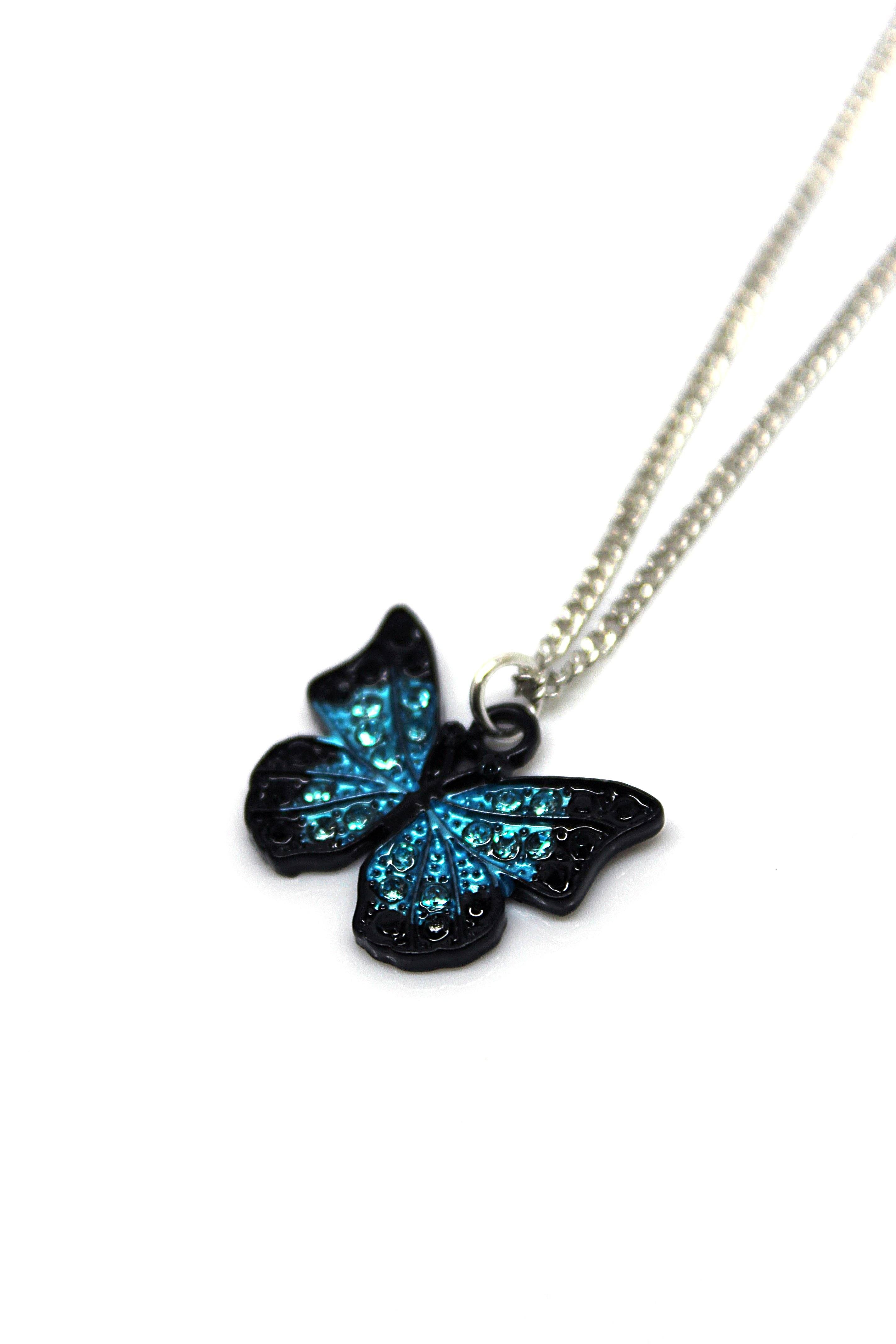 Butterfly Blue -  Necklace - Jungle Jewels