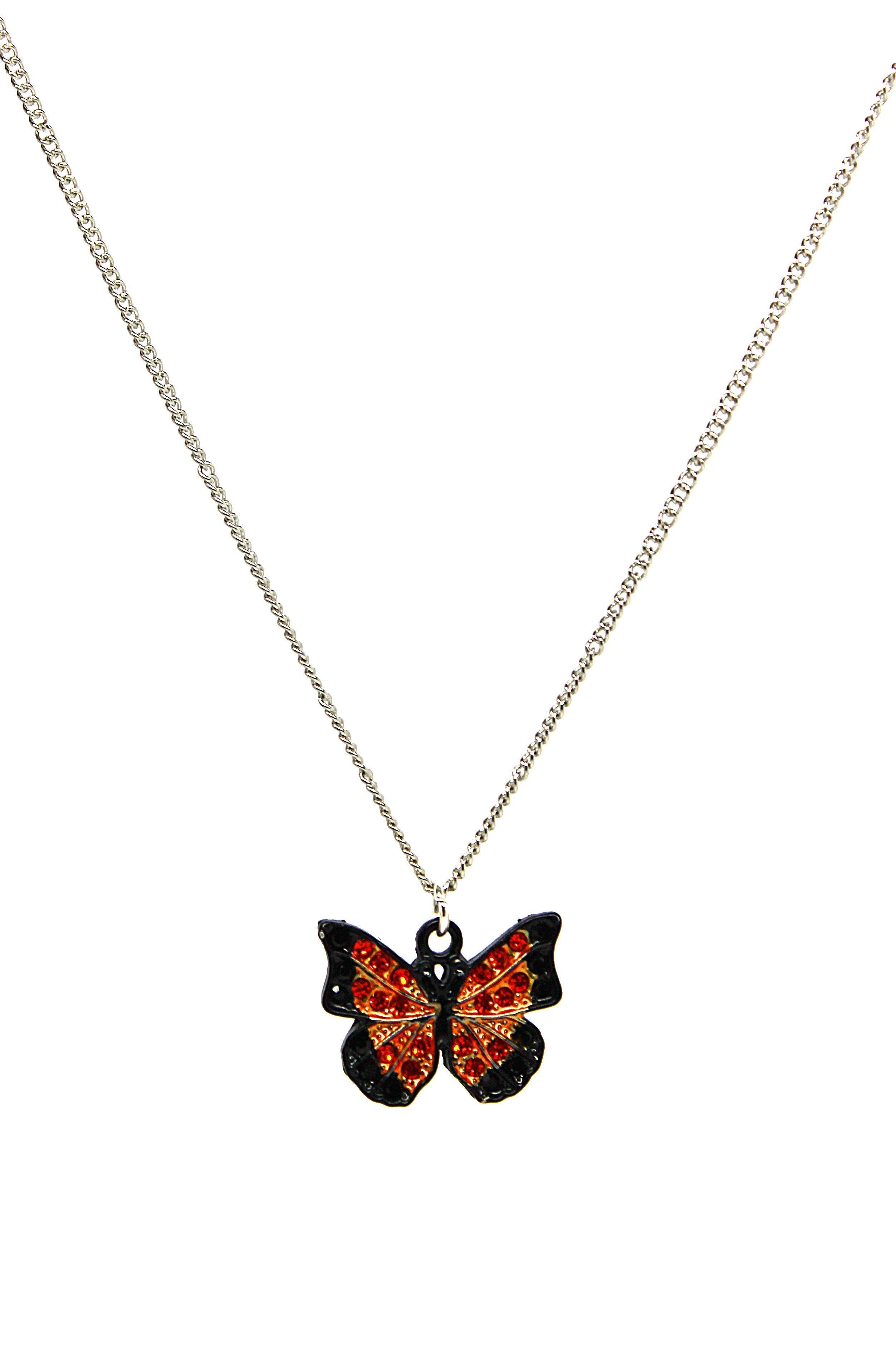 Butterfly Orange -  Necklace - Jungle Jewels