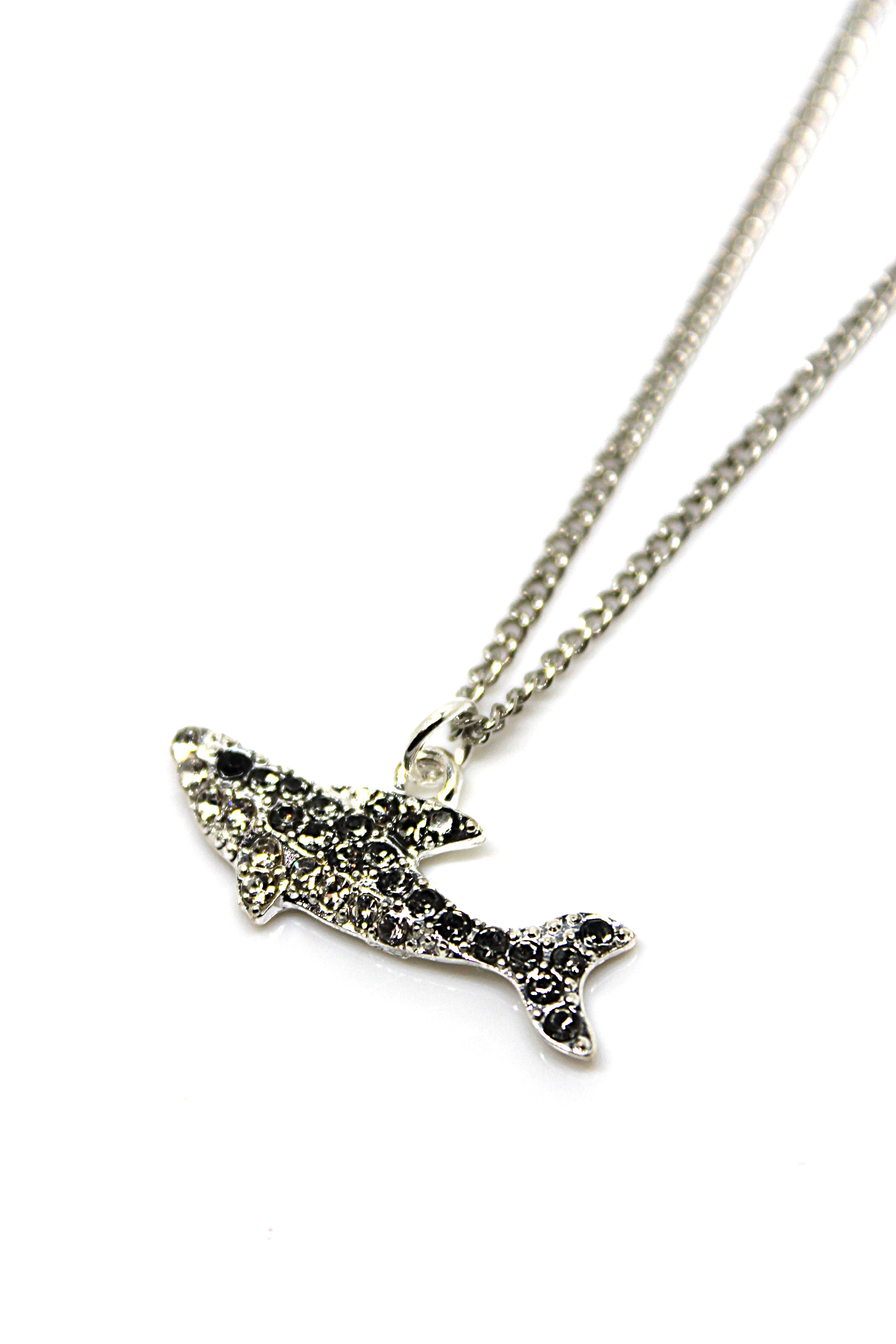 Shark - Grey  Necklace