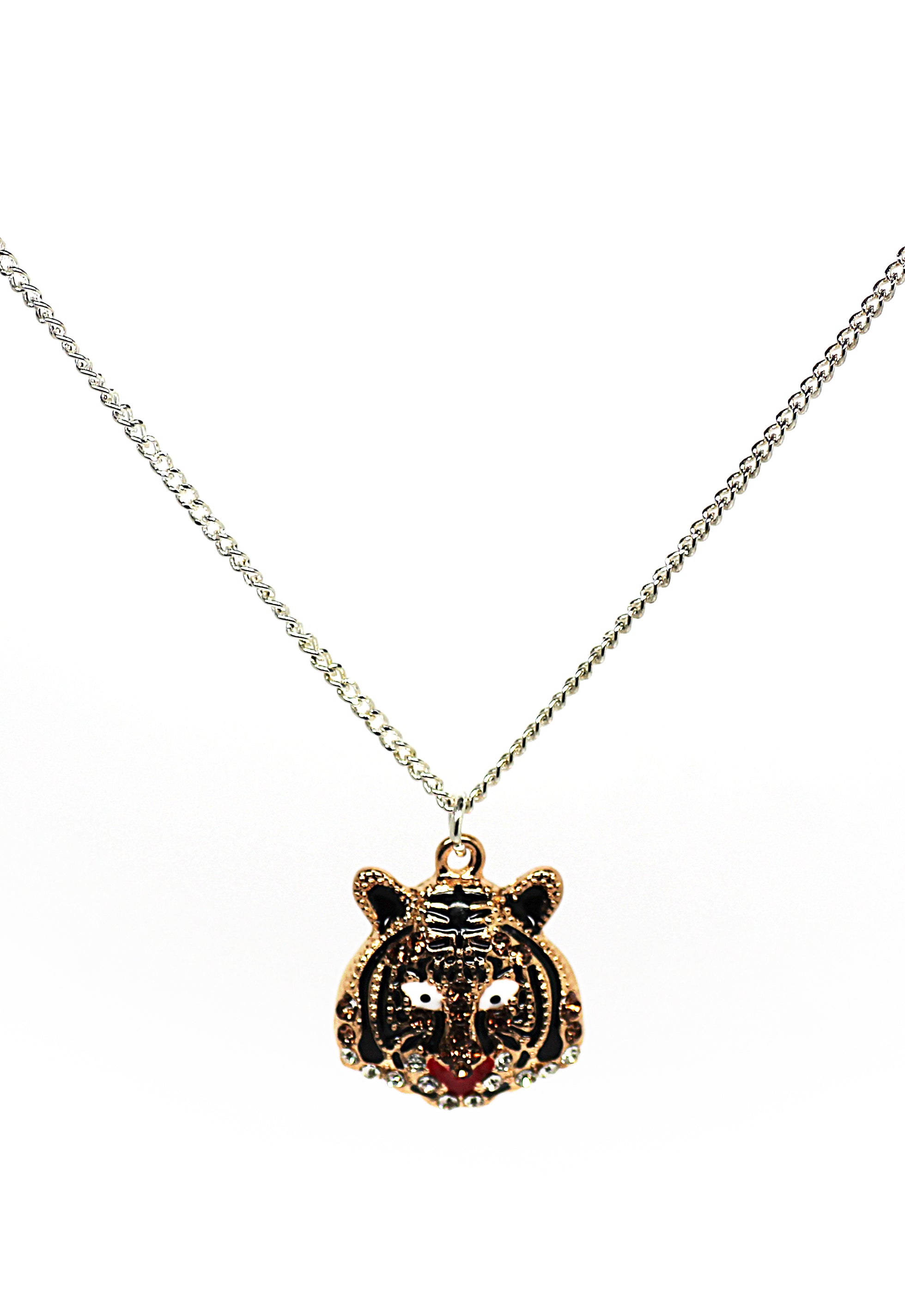 Tiger Face -  Necklace