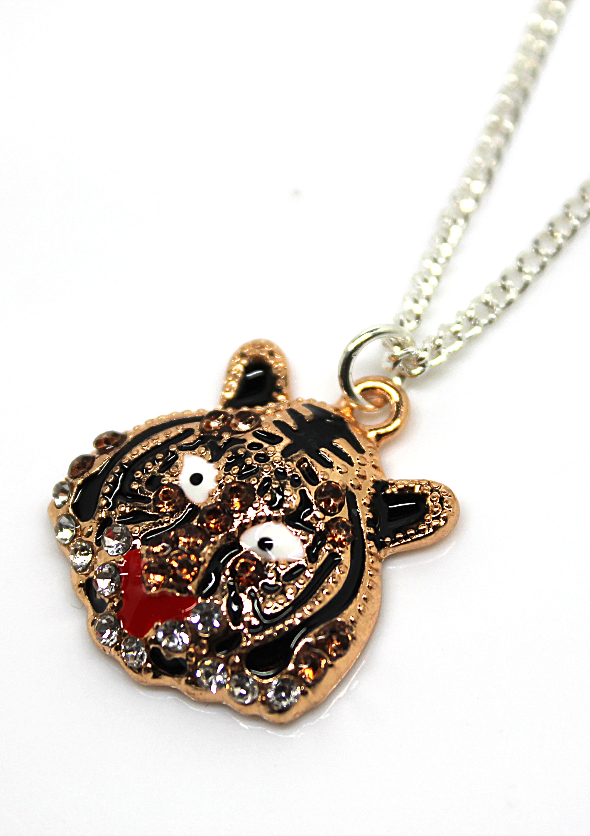 Tiger Face -  Necklace