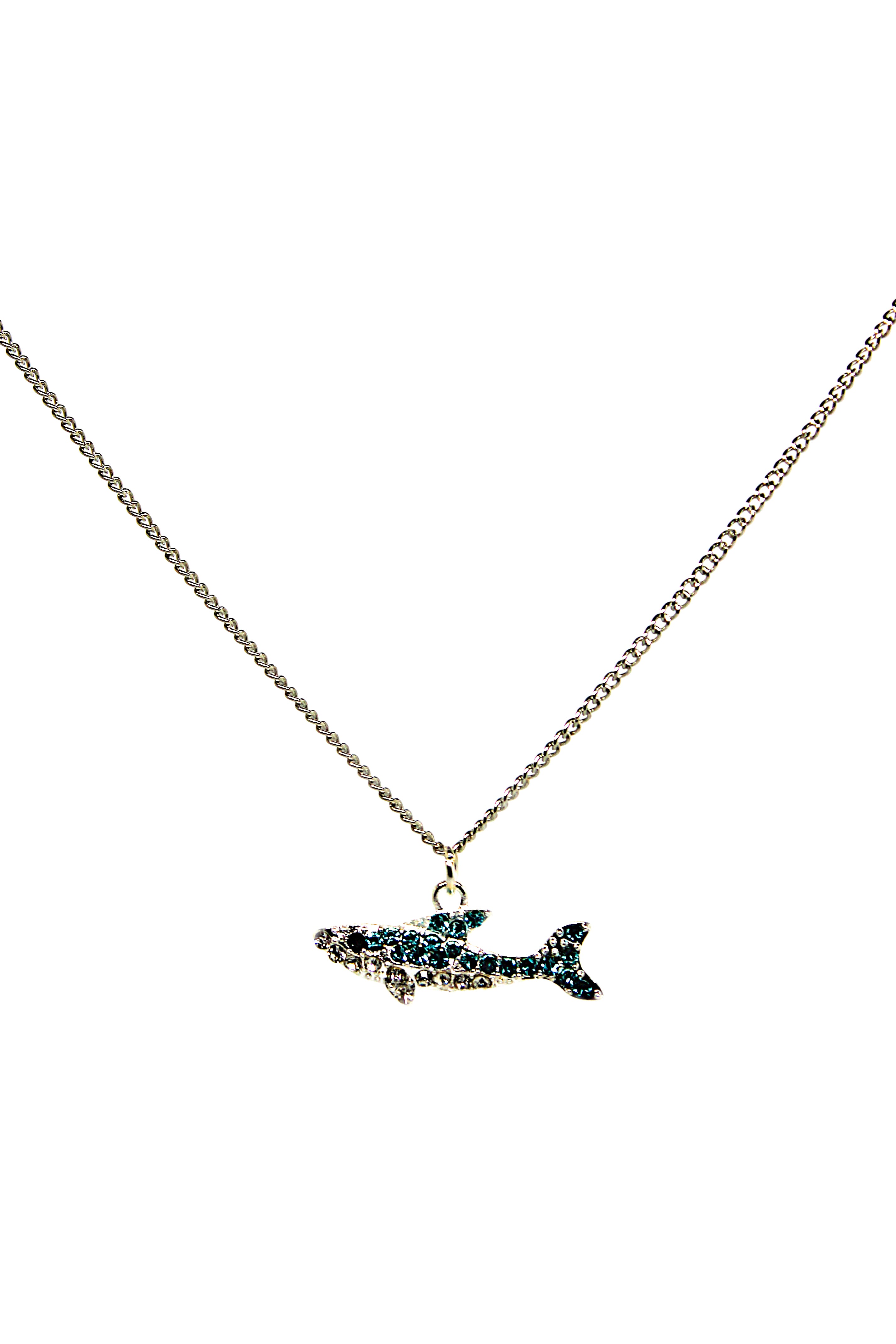 Shark - Blue  Necklace