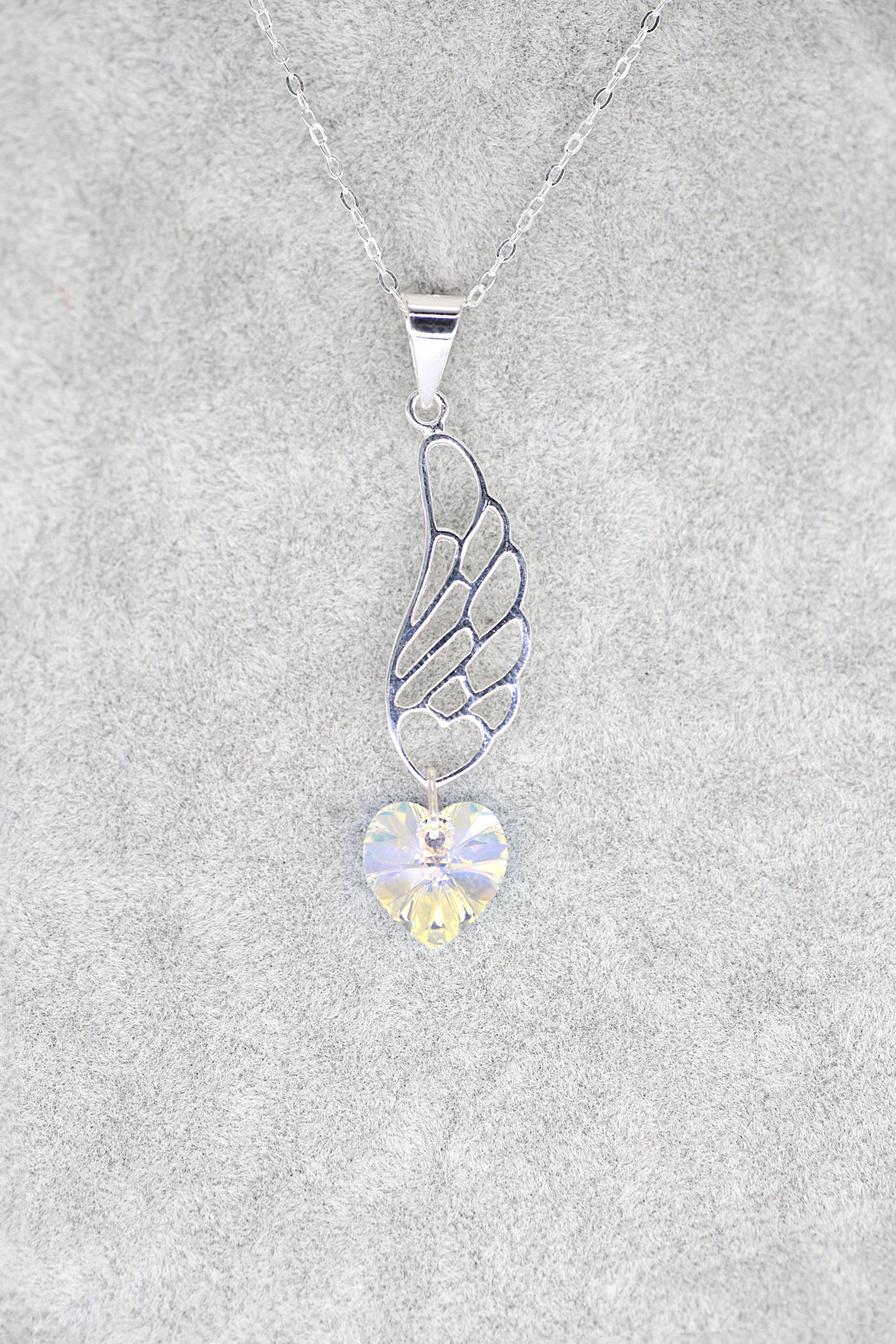 Heart Winged Pendant - Jungle Jewels