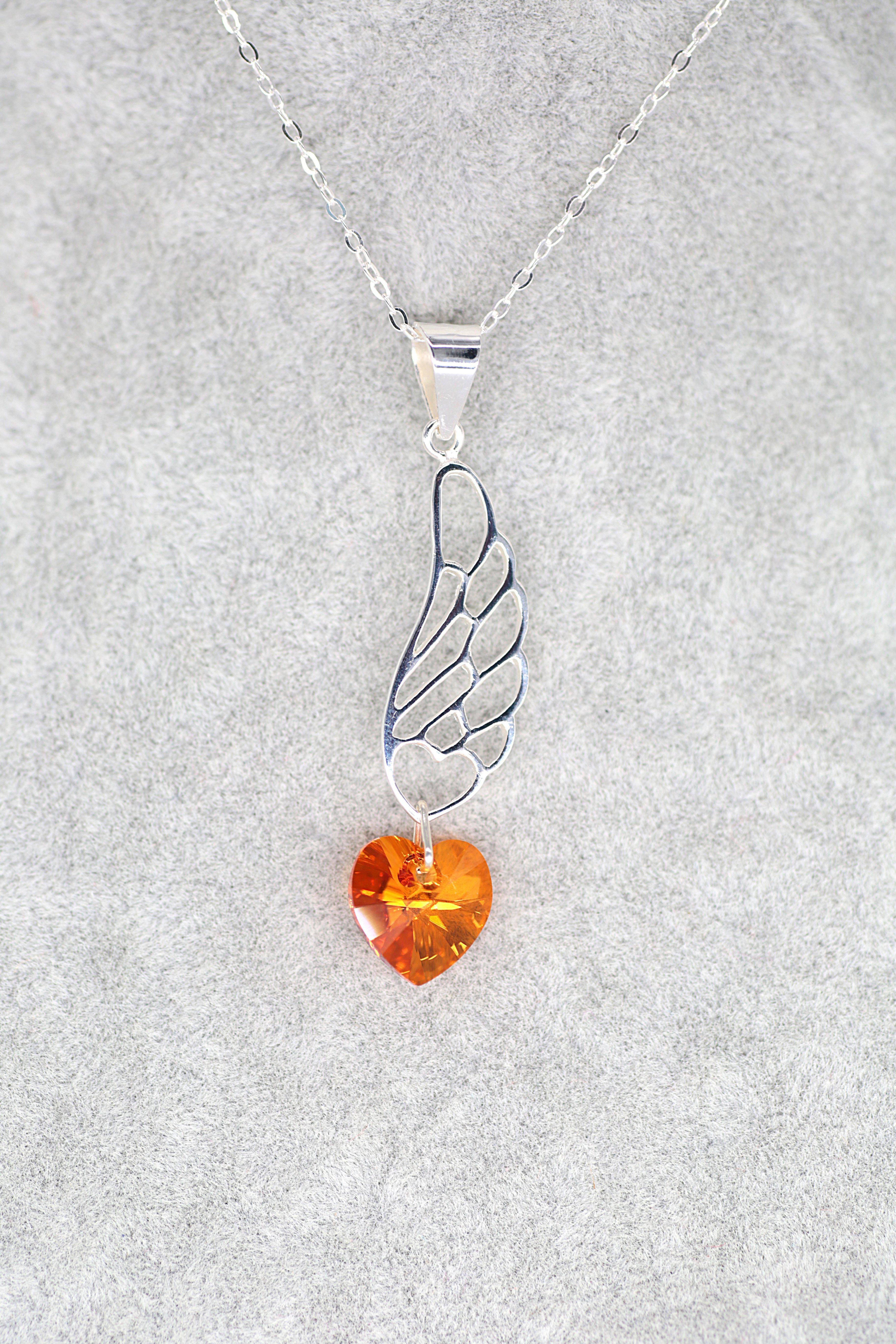 Heart Winged Pendant - Jungle Jewels