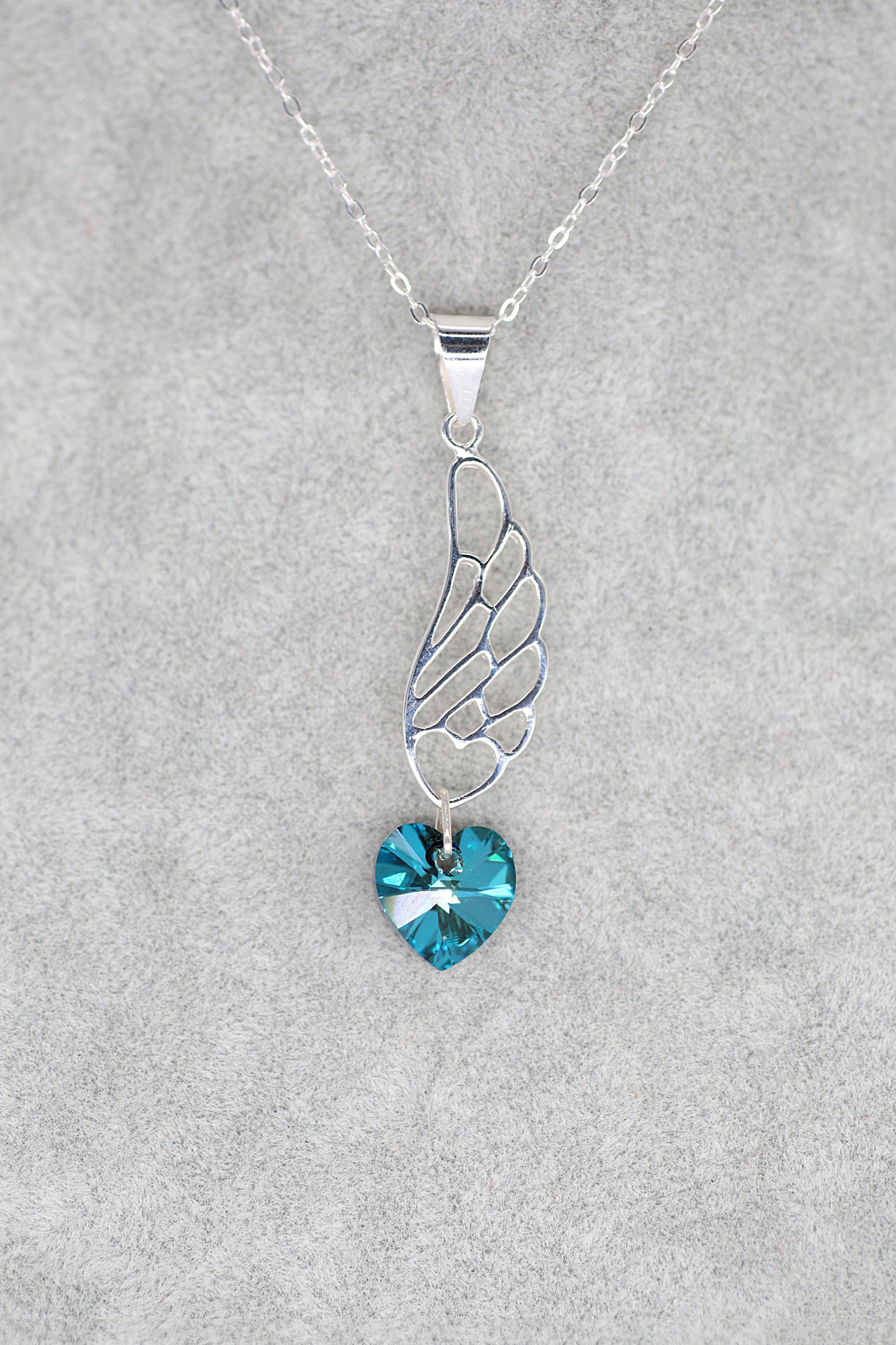 Heart Winged Pendant - Jungle Jewels