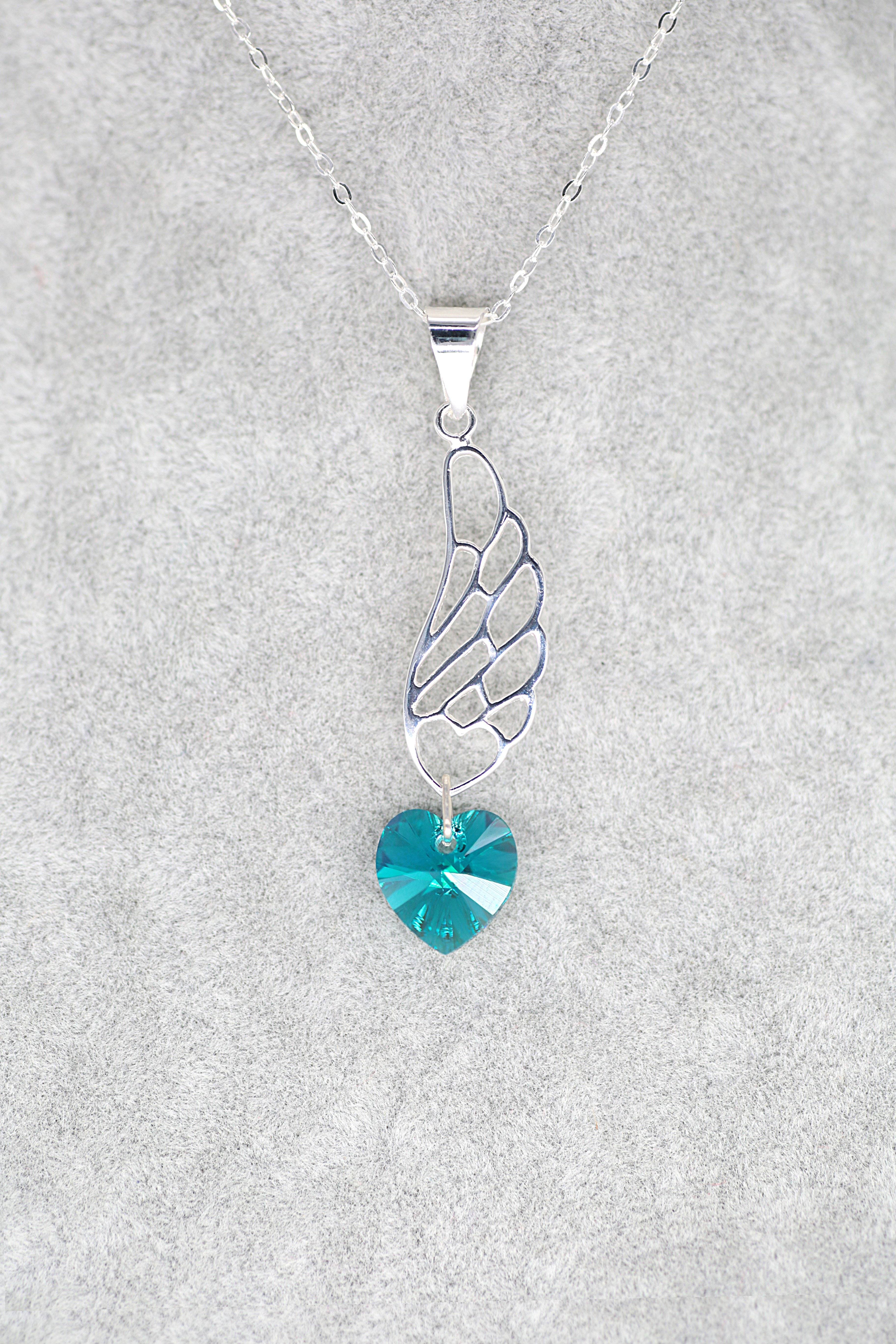 Heart Winged Pendant - Jungle Jewels