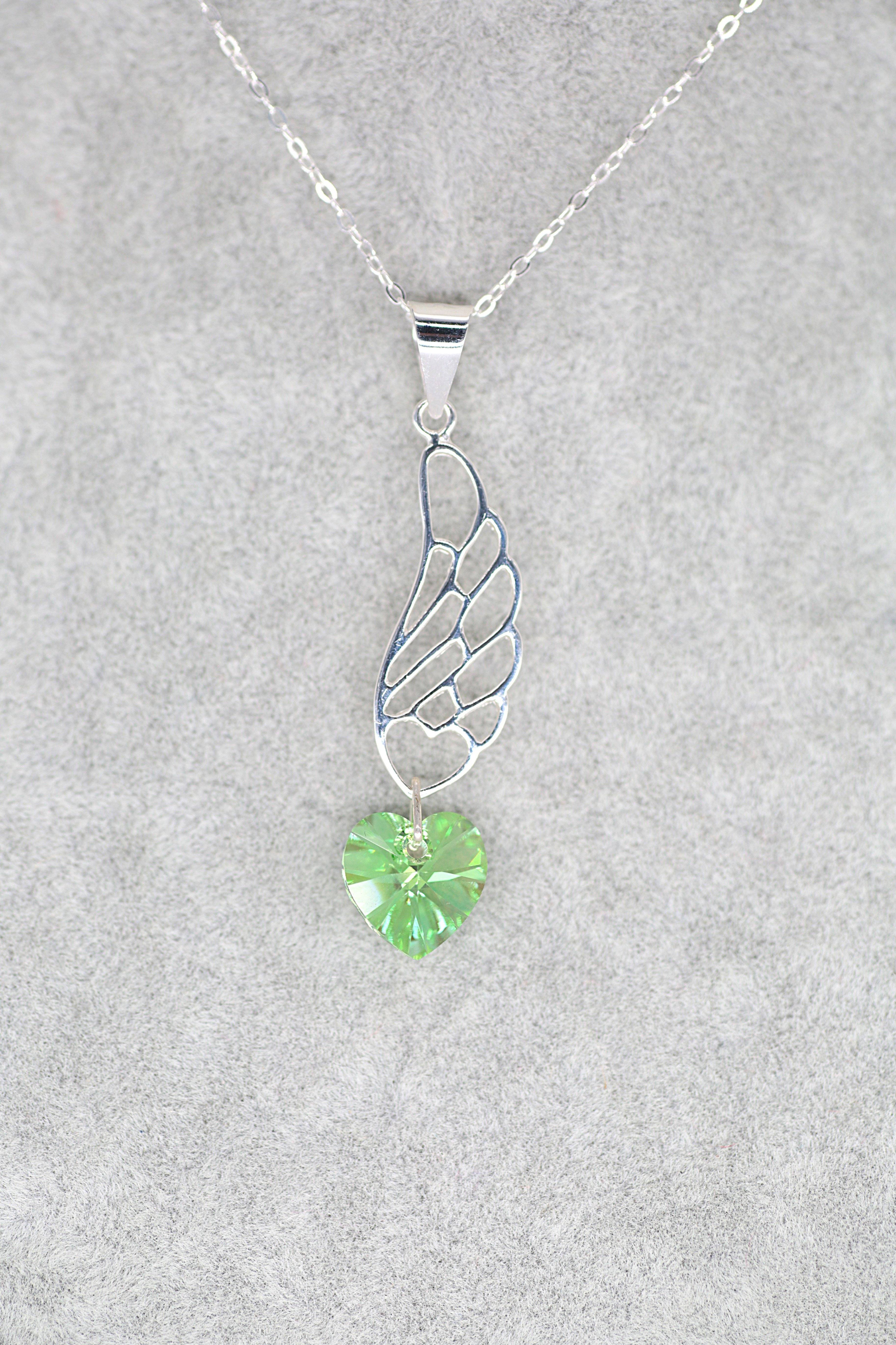 Heart Winged Pendant - Jungle Jewels