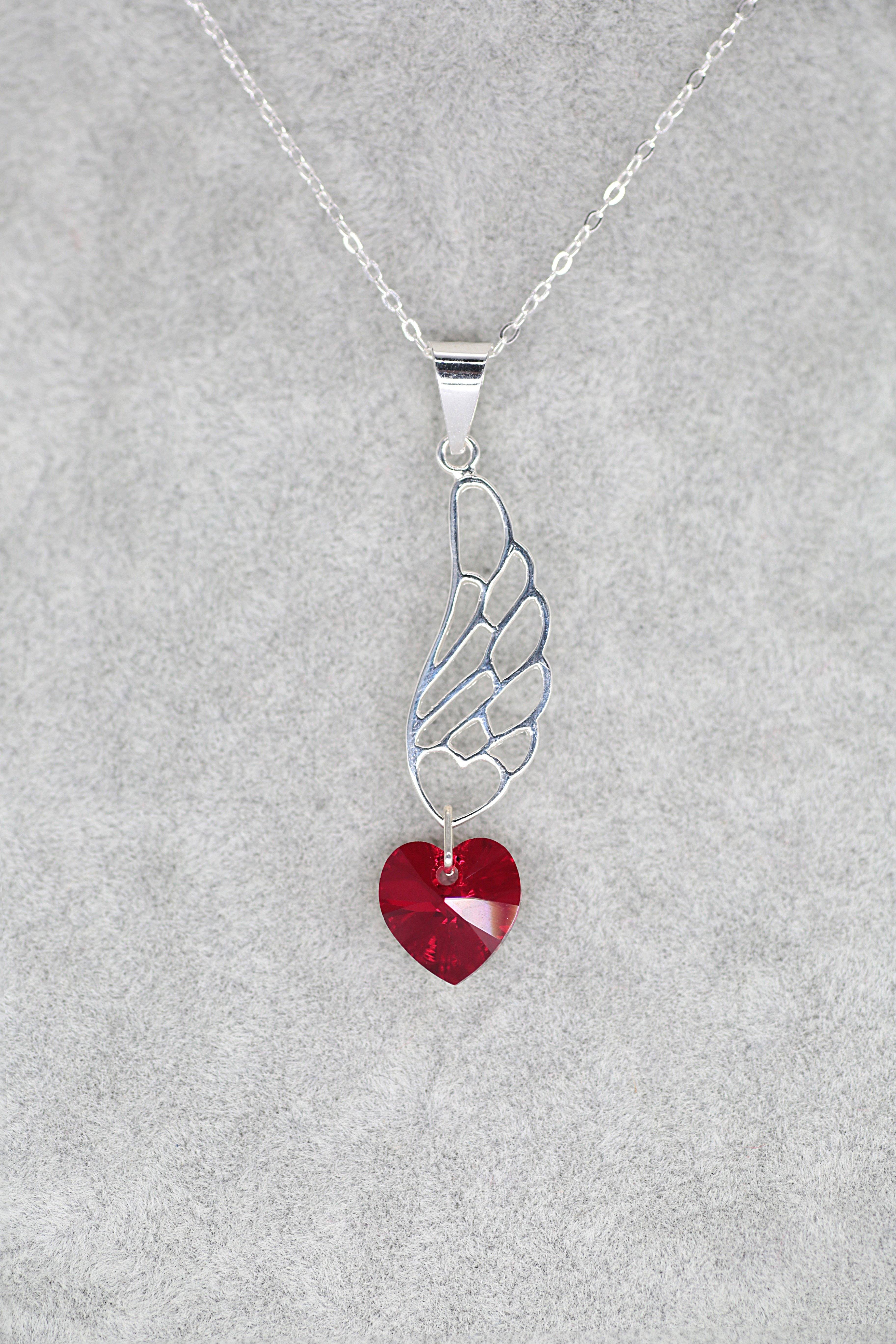 Heart Winged Pendant - Jungle Jewels