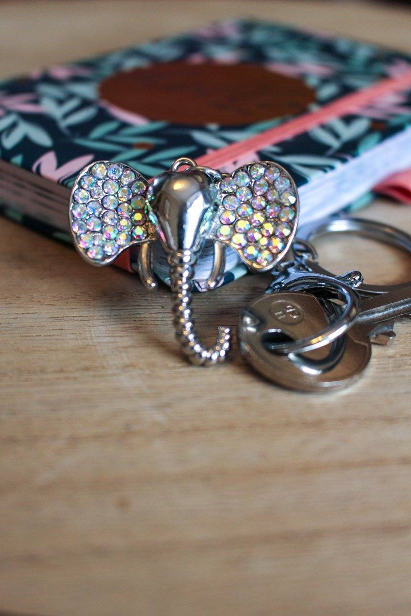 Elephant Head Keyring - Jungle Jewels