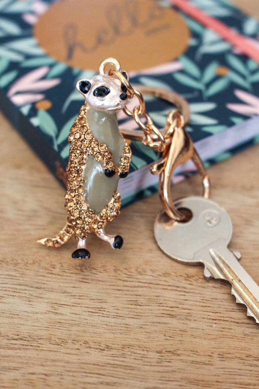 Meerkat Keyring - Jungle Jewels