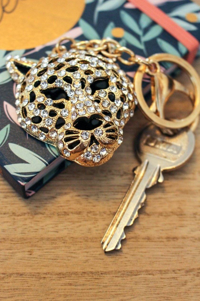 Cheetah Keyring - Jungle Jewels