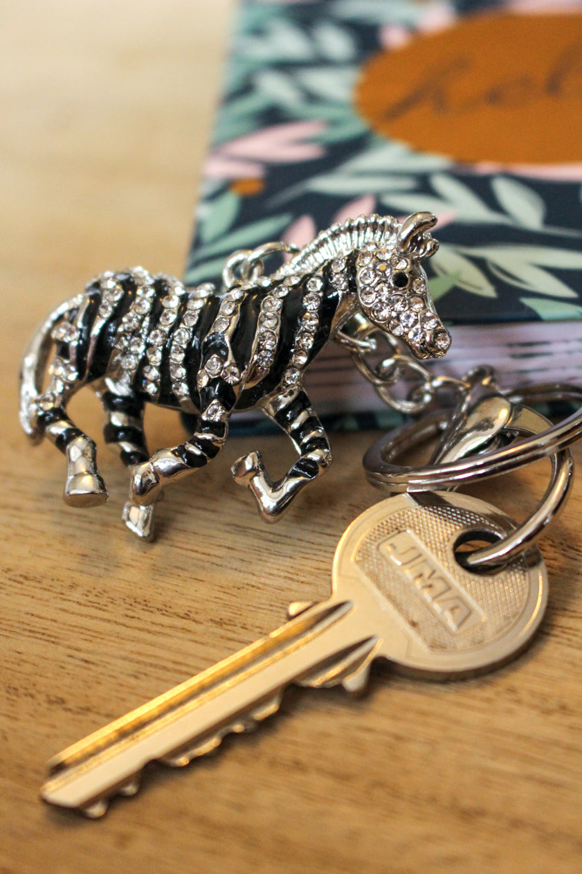 Zebra Keyring