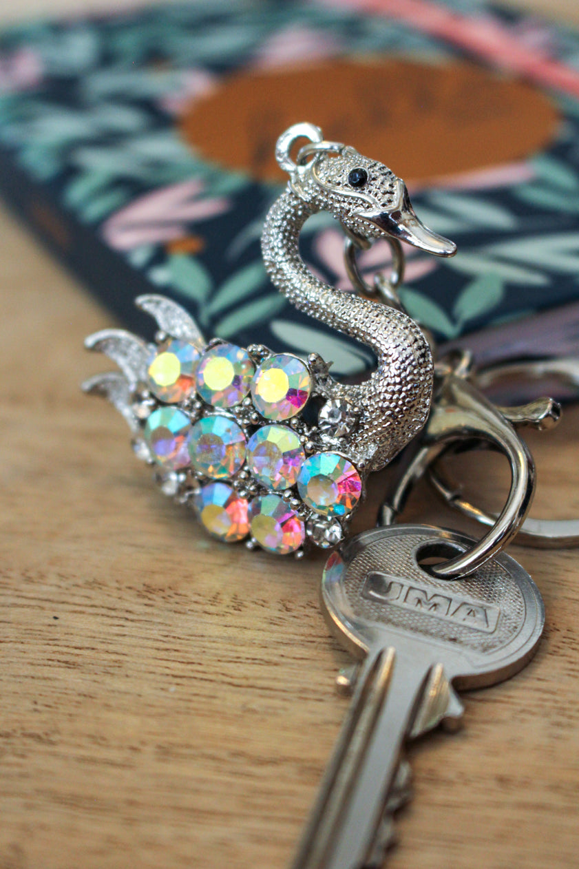 Swan Keyring