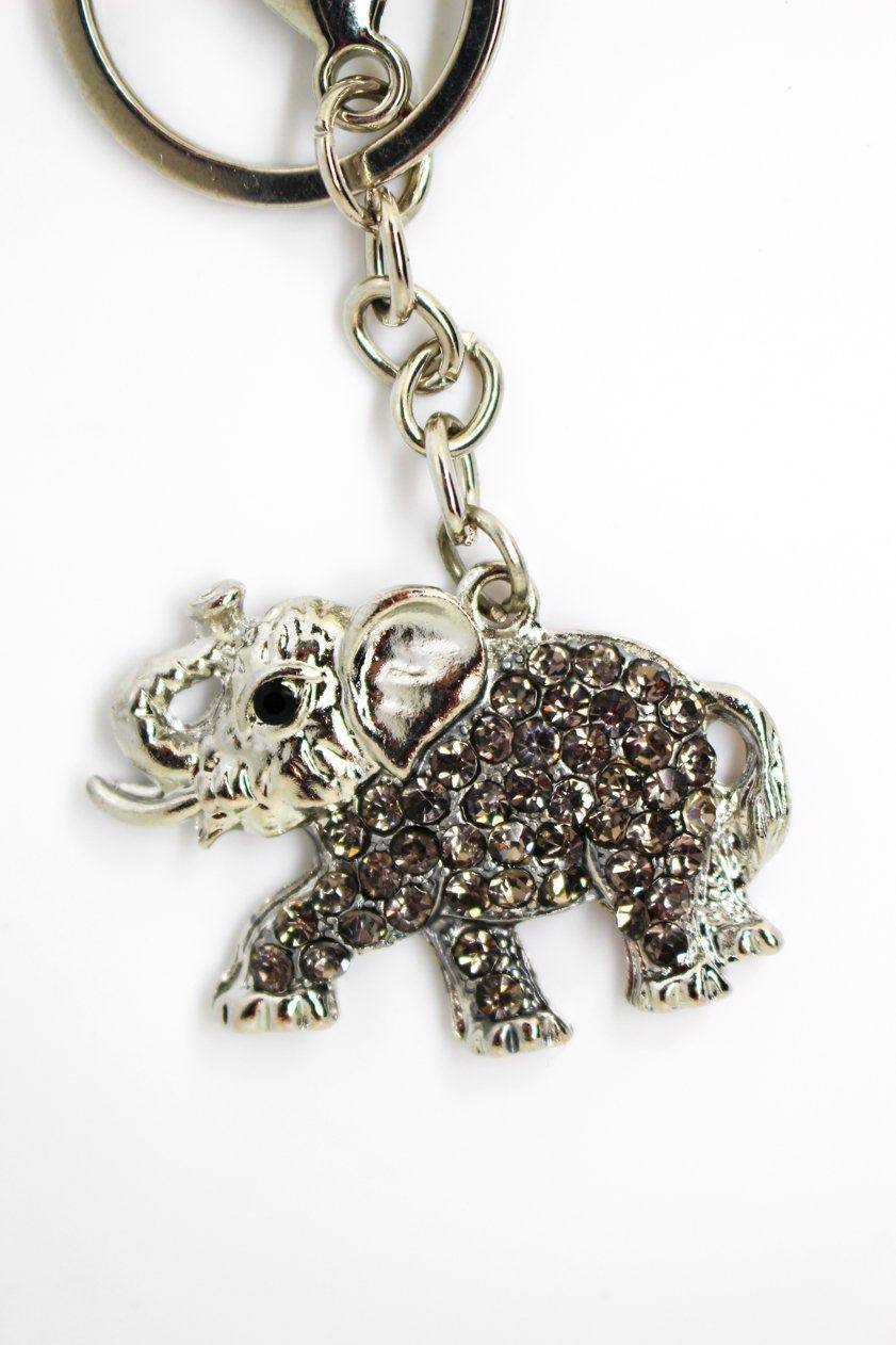 Elephant Keyring Grey - Jungle Jewels