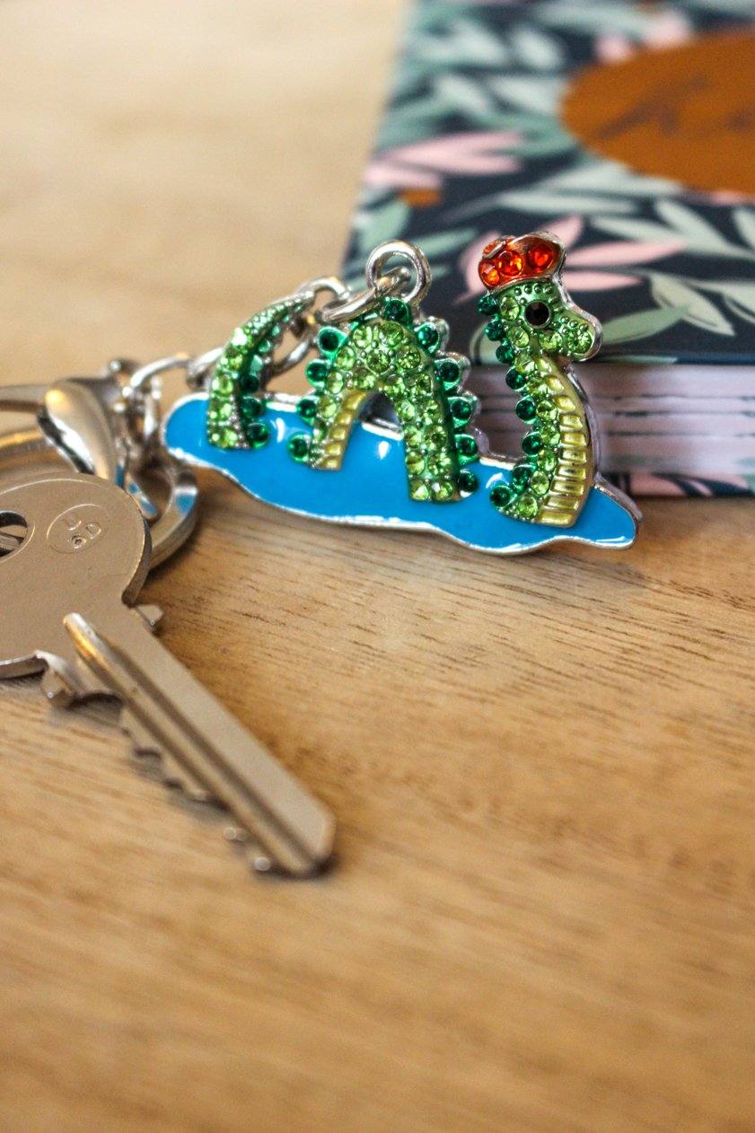 Nessie in Hat Keyring - Jungle Jewels