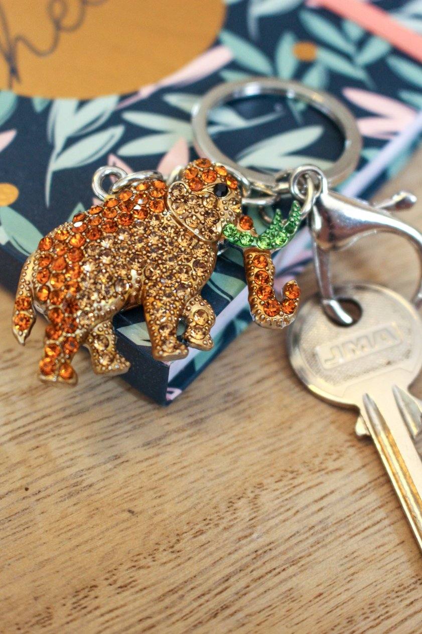 Mammoth Keyring - Jungle Jewels