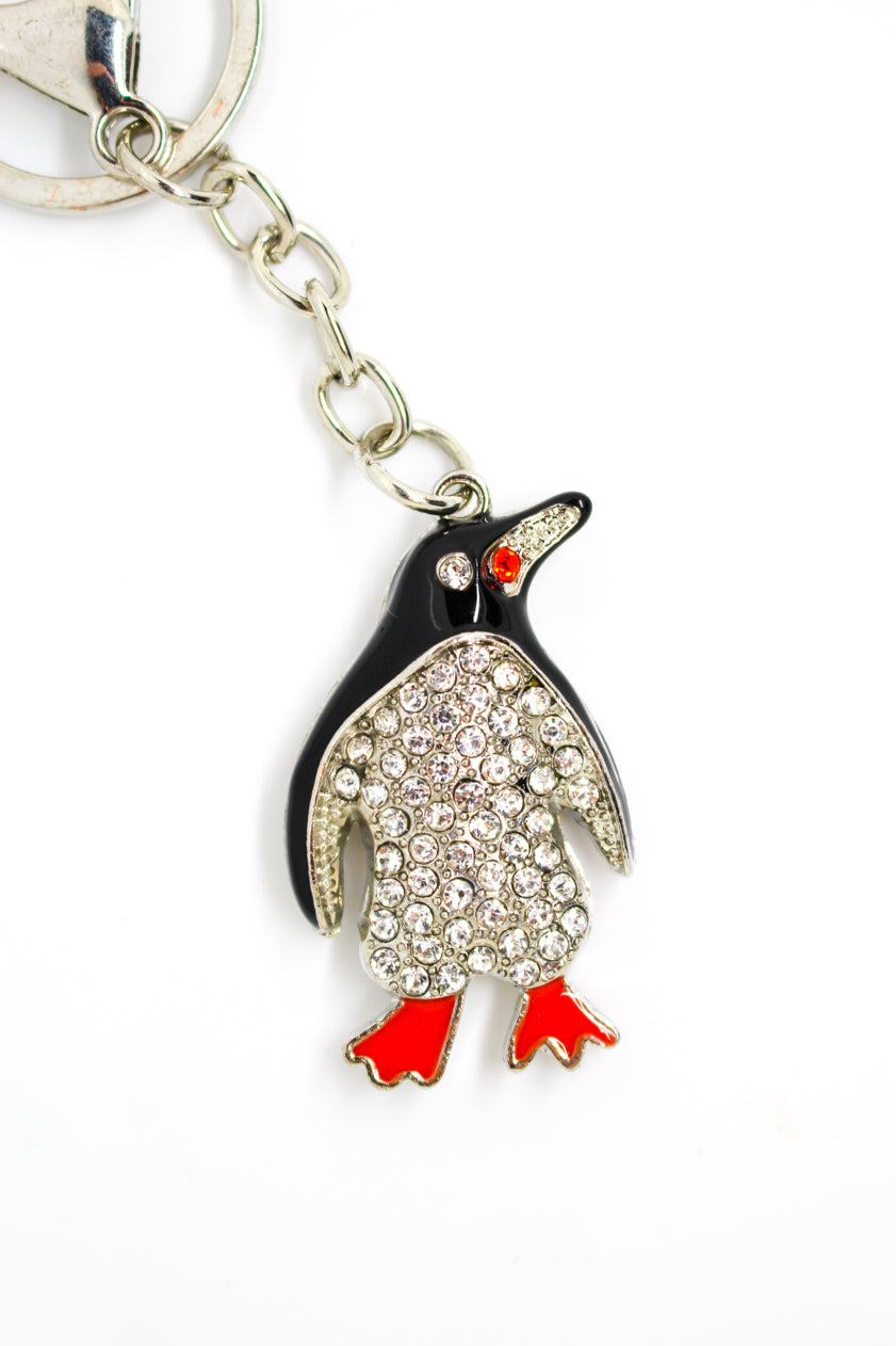 Penguin Keyring Orange Feet