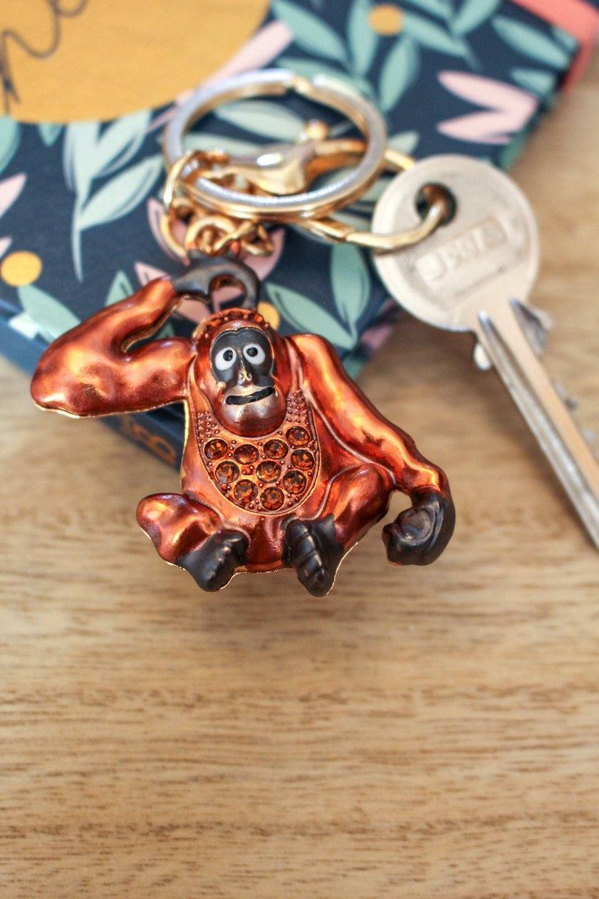 Orangutan Keyring - Jungle Jewels