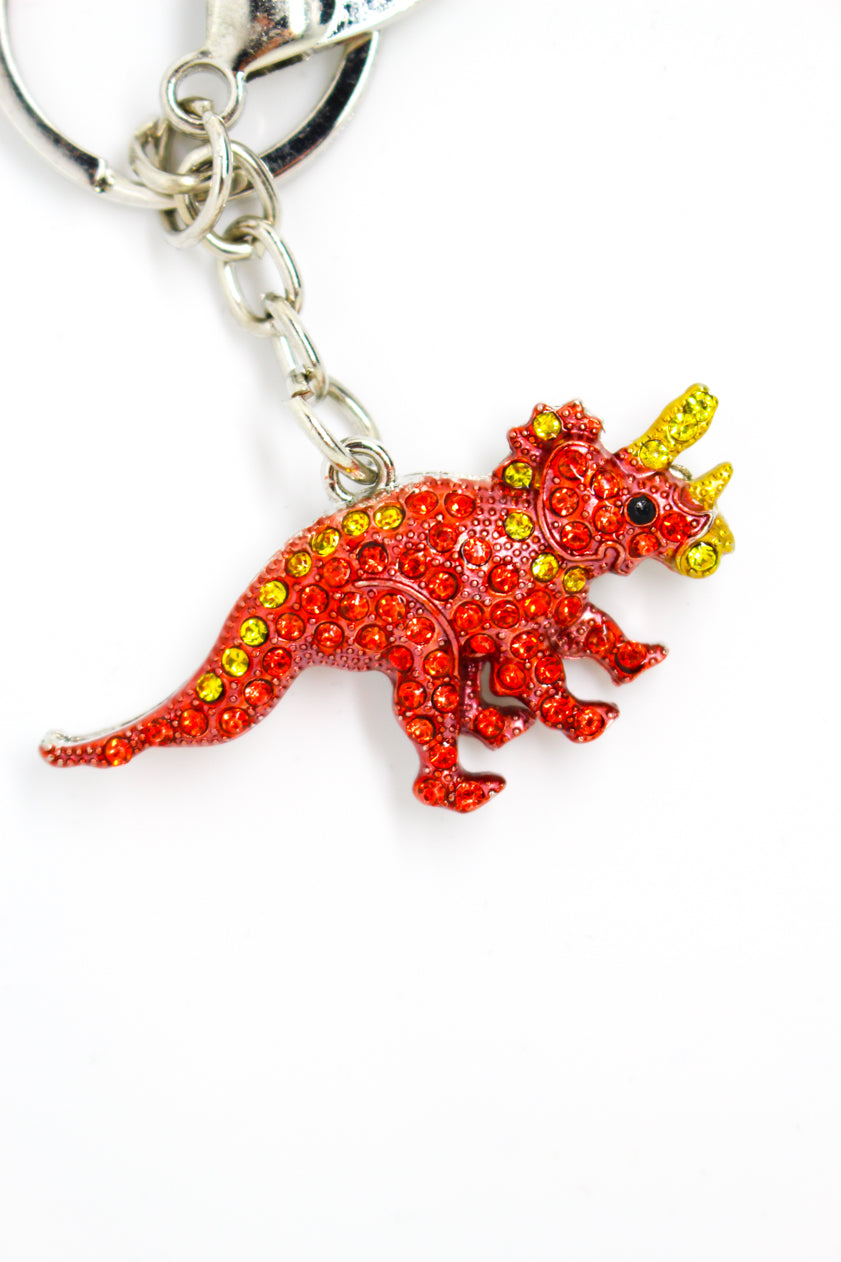 Triceratops Keyring