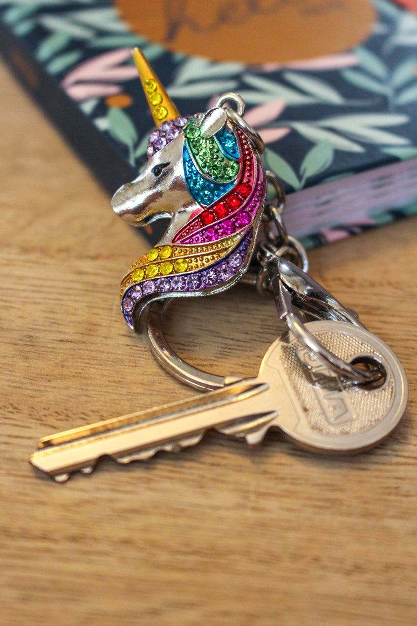 Unicorn Keyring