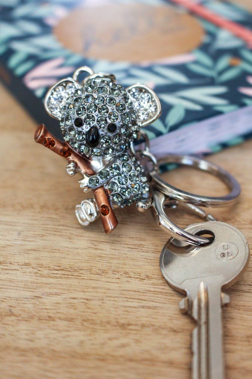 Koala Keyring Grey - Jungle Jewels