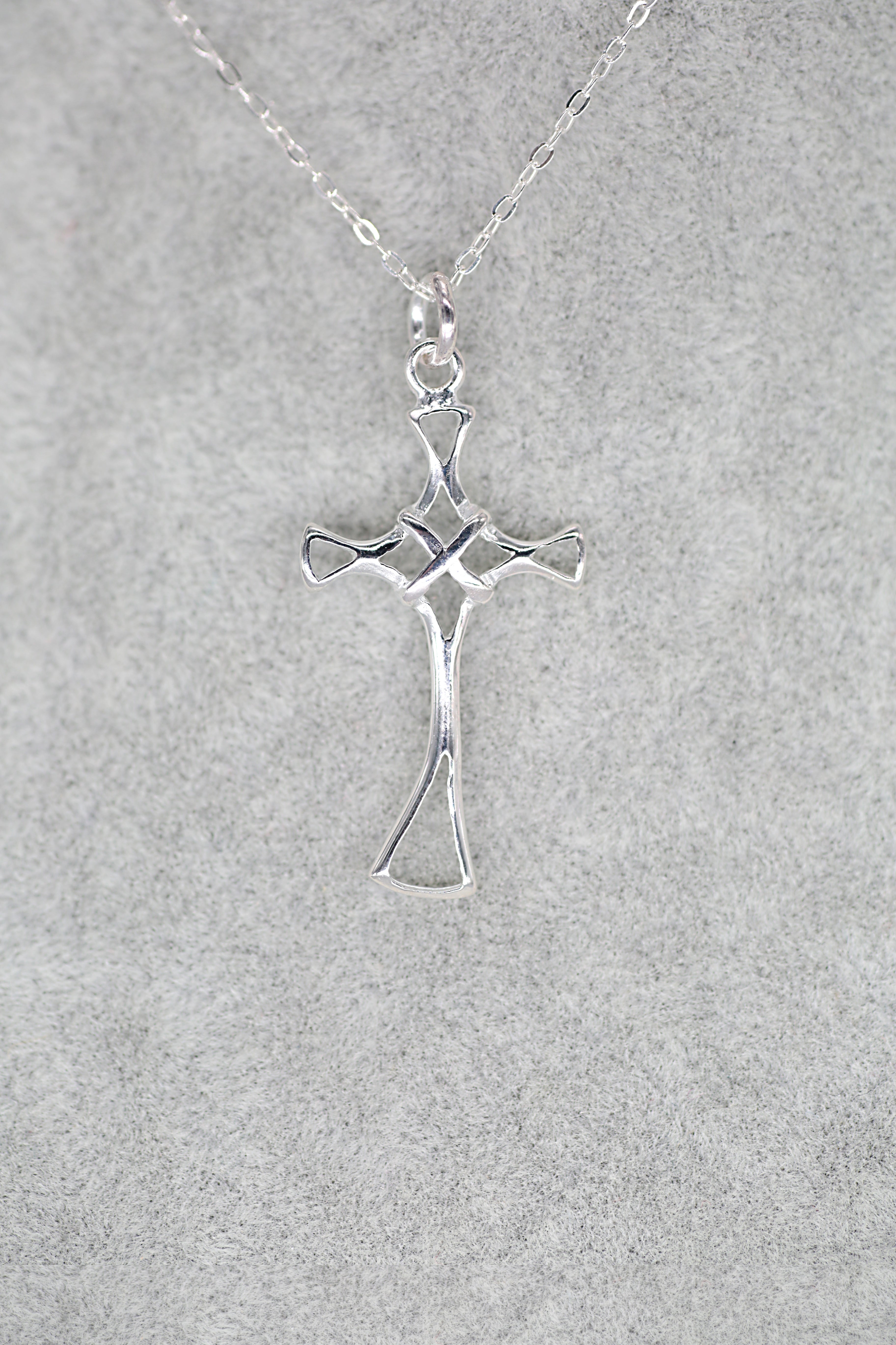 Cross Fine Pendant Sterling Silver