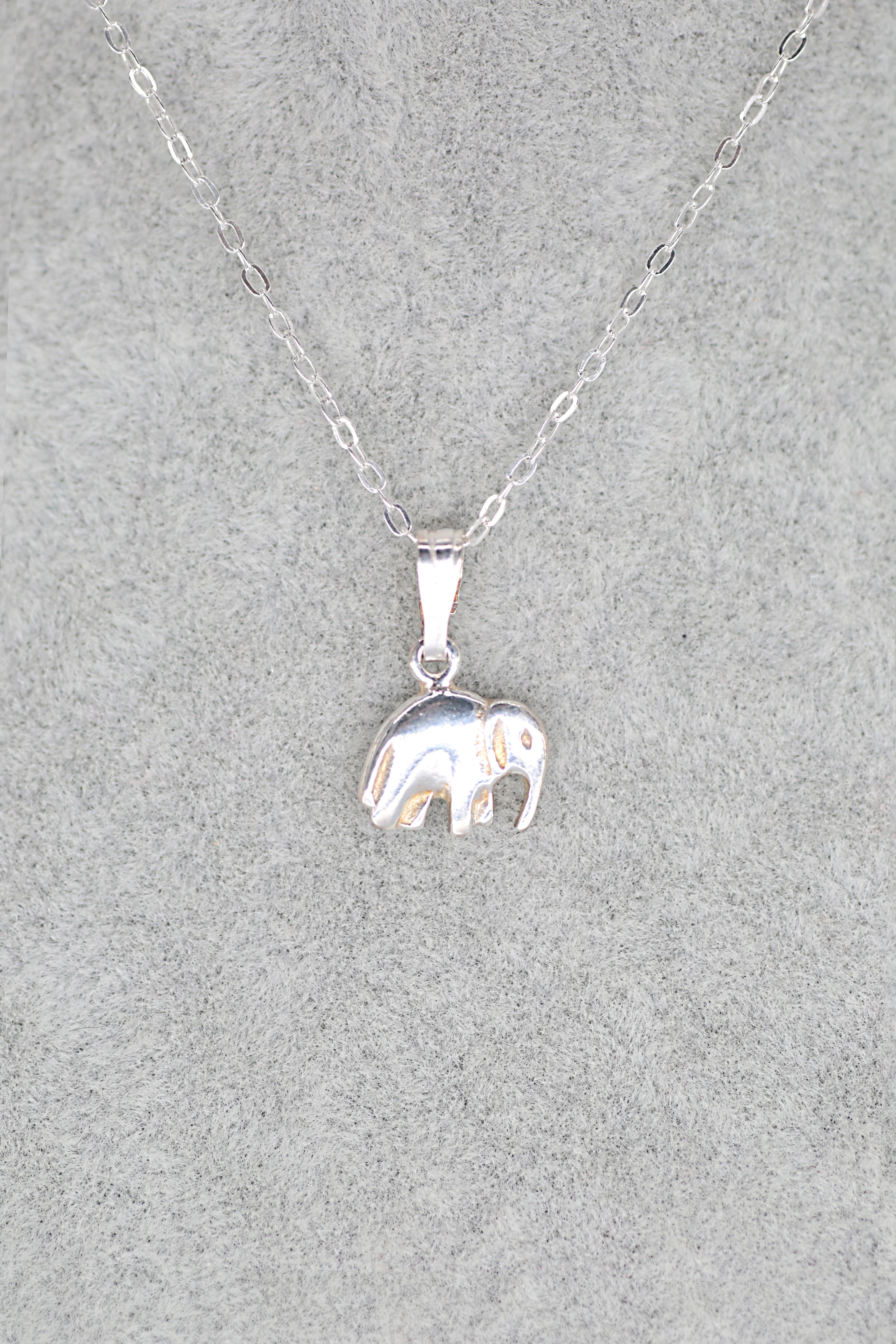 Elephant Pendant Sterling Silver