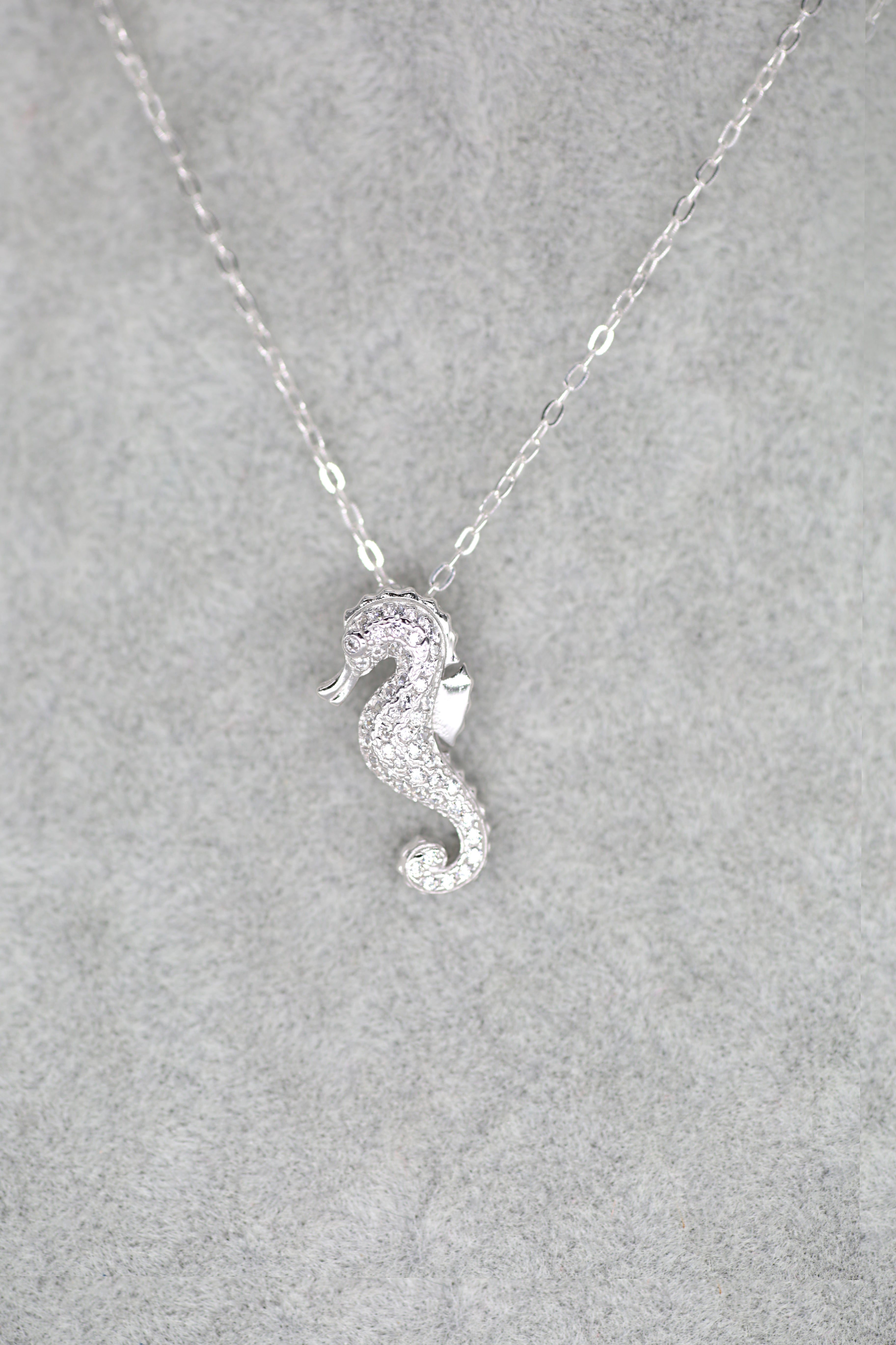 Seahorse Pendant Sterling Silver