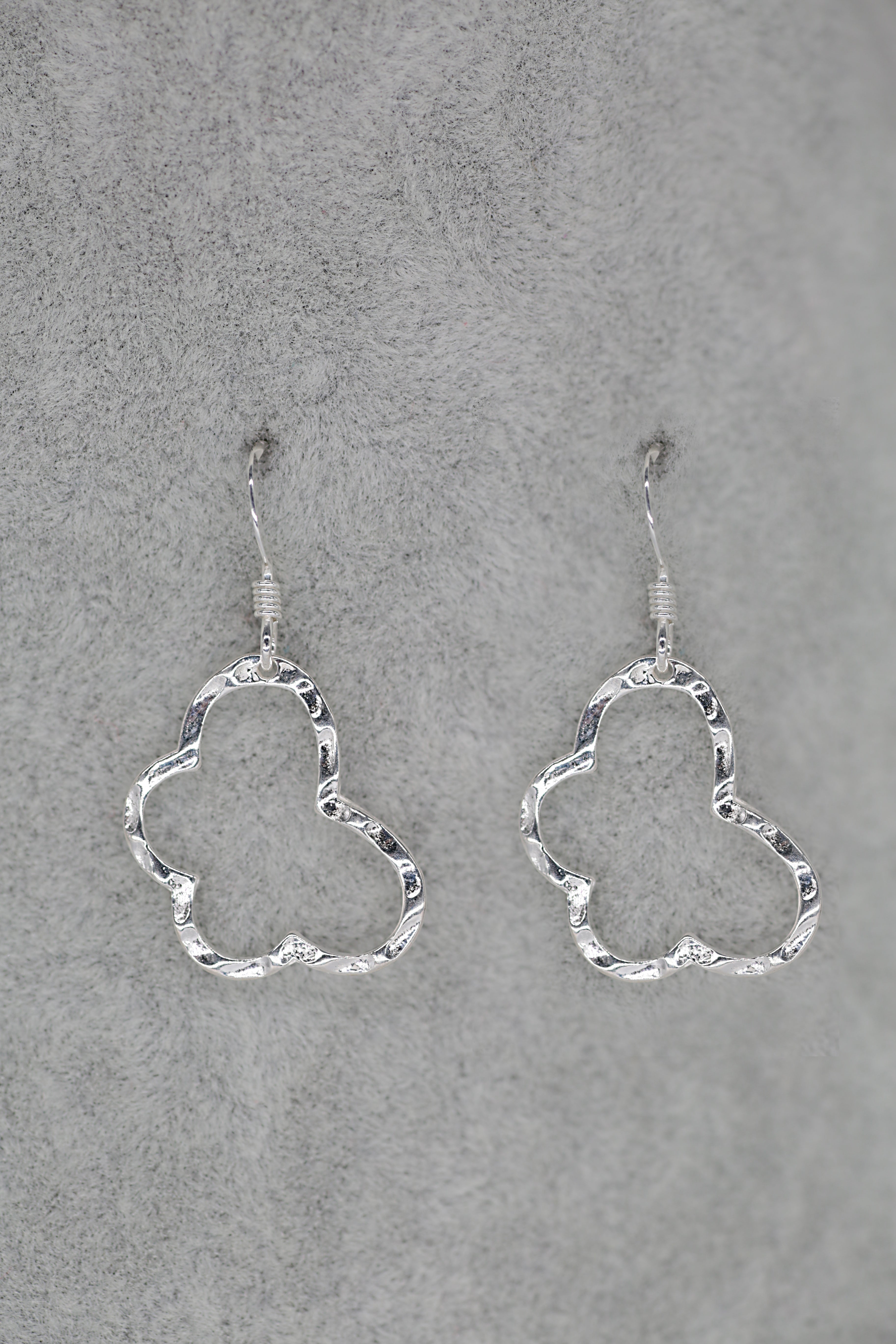 Butterfly Frame Earrings Sterling Silver